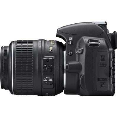 Nikon D3100 14.2MP Digital Camera and 18-55mm f/3.5-5.6G ED VR Lens - Black
