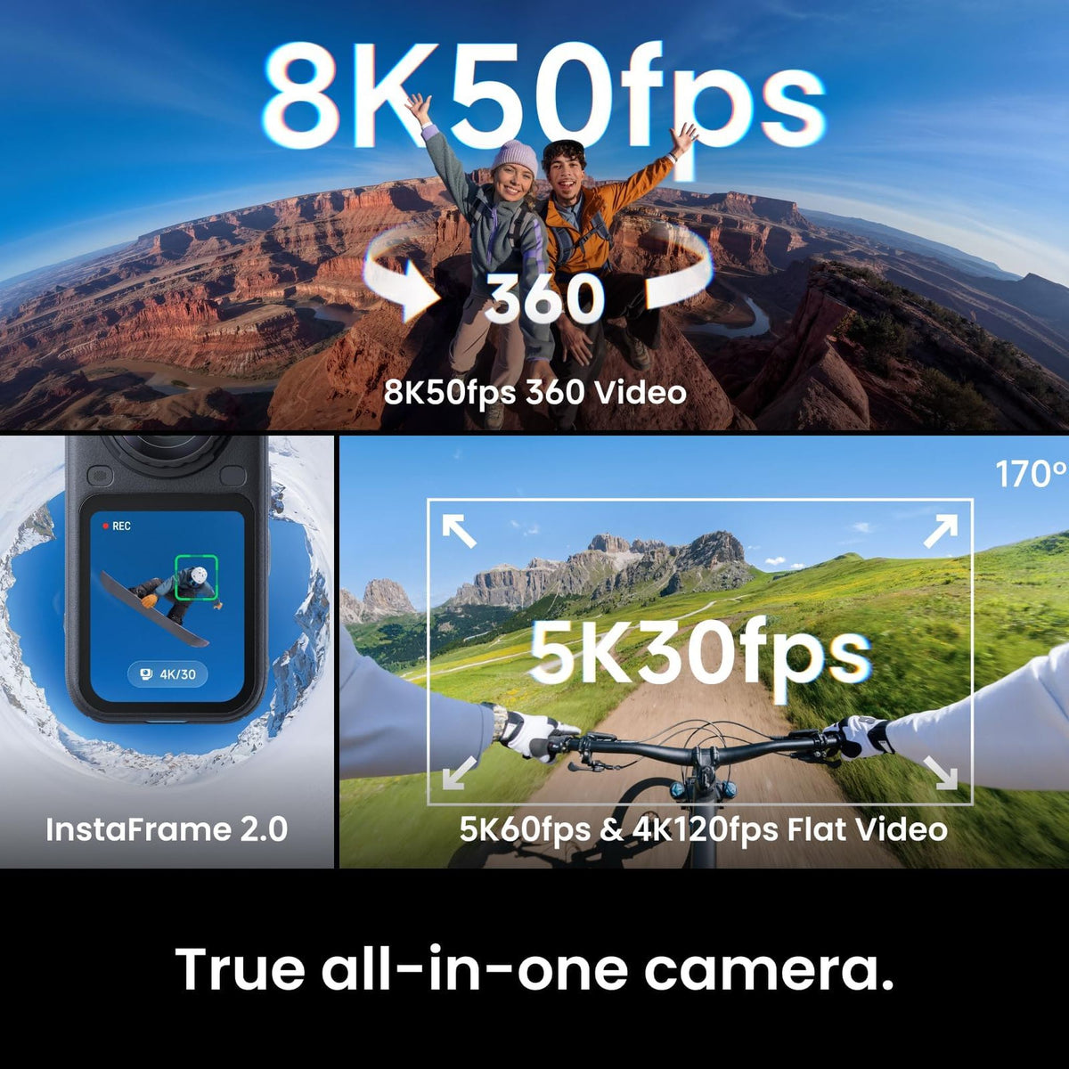 Insta360 X6 8K 360 Action Camera Essentials Bundle