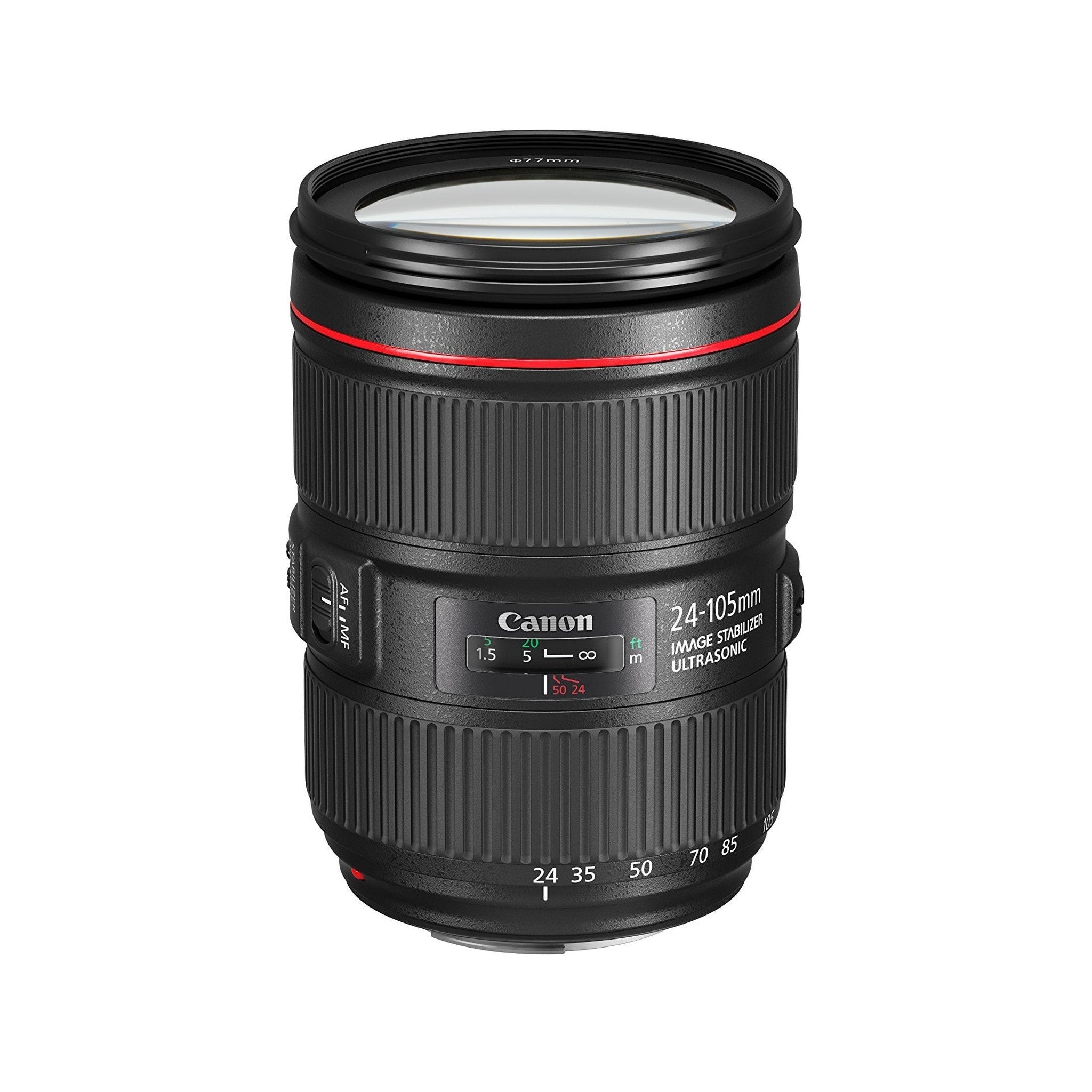Canon 1380C002-cr EF 24-105mm f/4L is II USM Lens Renewed , Black - Reconditioned Canon