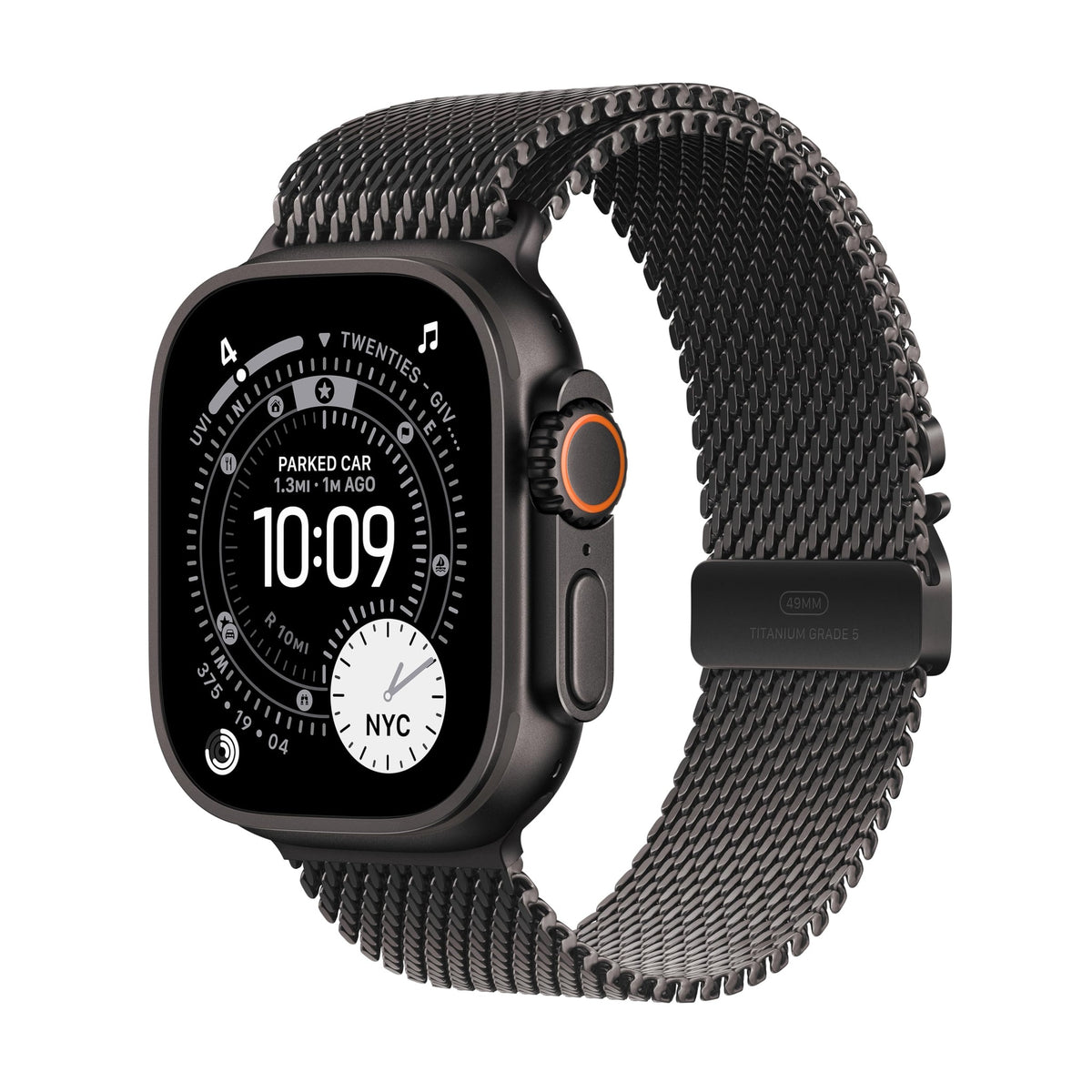Apple Watch Ultra 3 GPS + Cellular 49mm Running & Multisport Smartwatch w/Rugged Titanium Case w/Black Alpine Loop - L. Satellite Communications, Advanced Health & Fitness Tracking