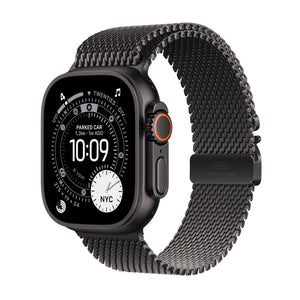 Apple Watch Ultra 3 GPS + Cellular 49mm Running & Multisport Smartwatch w/Rugged Titanium Case w/Black Alpine Loop - L. Satellite Communications, Advanced Health & Fitness Tracking