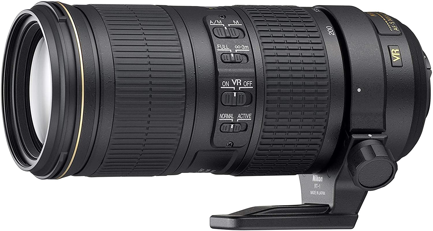 Nikon AF-S 70-200mm f/4G ED VR Telephoto Lens (2202) Intl Model Bundle