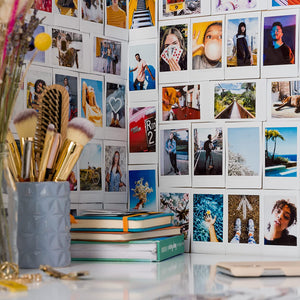 Fujifilm Instax Mini Instant Film, Total 50 Shots + 20 Decorative Stickers