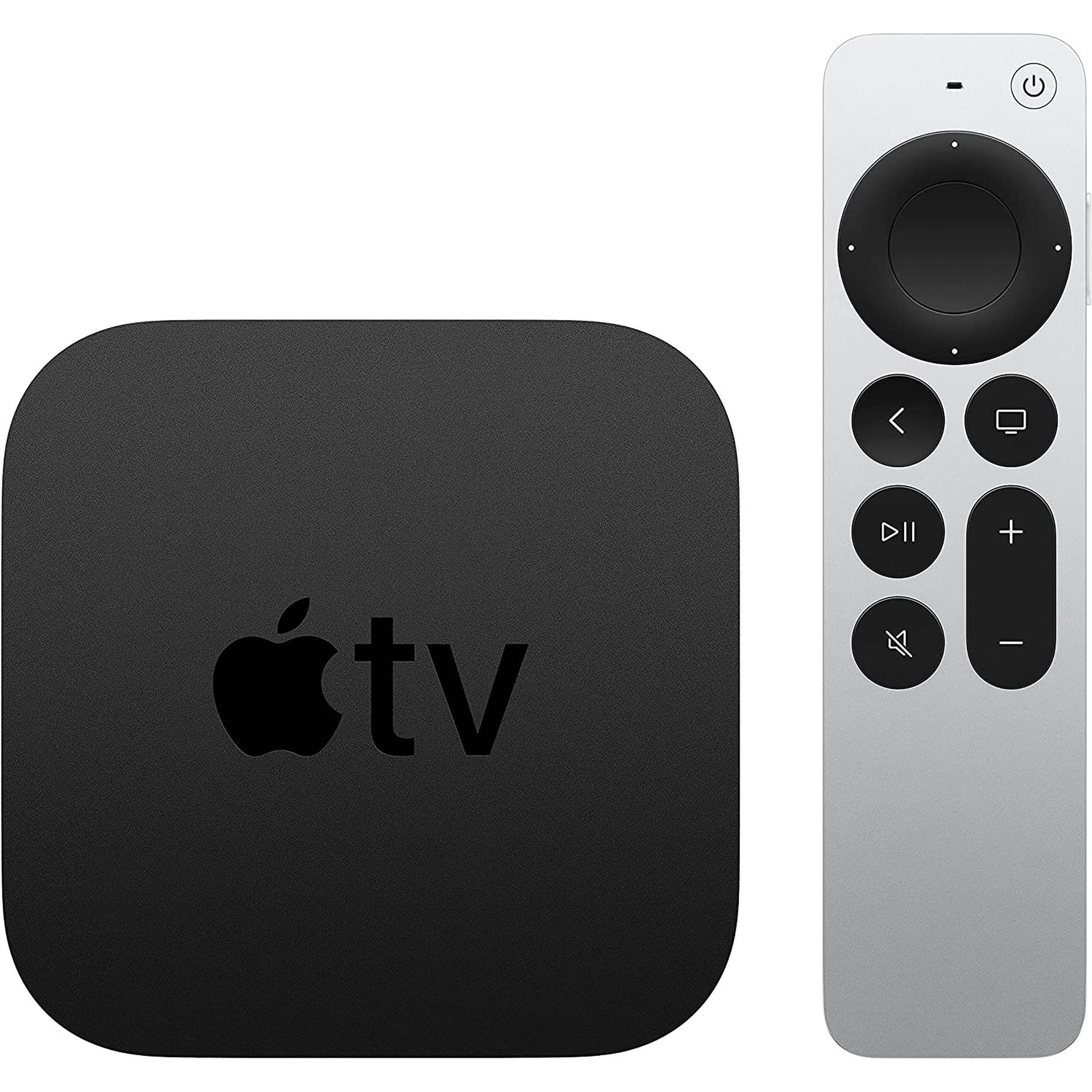 Apple TV 4K 32GB Streamer MXGY2LL/A, 2021 Bundle with Wall Mount + Cables Apple