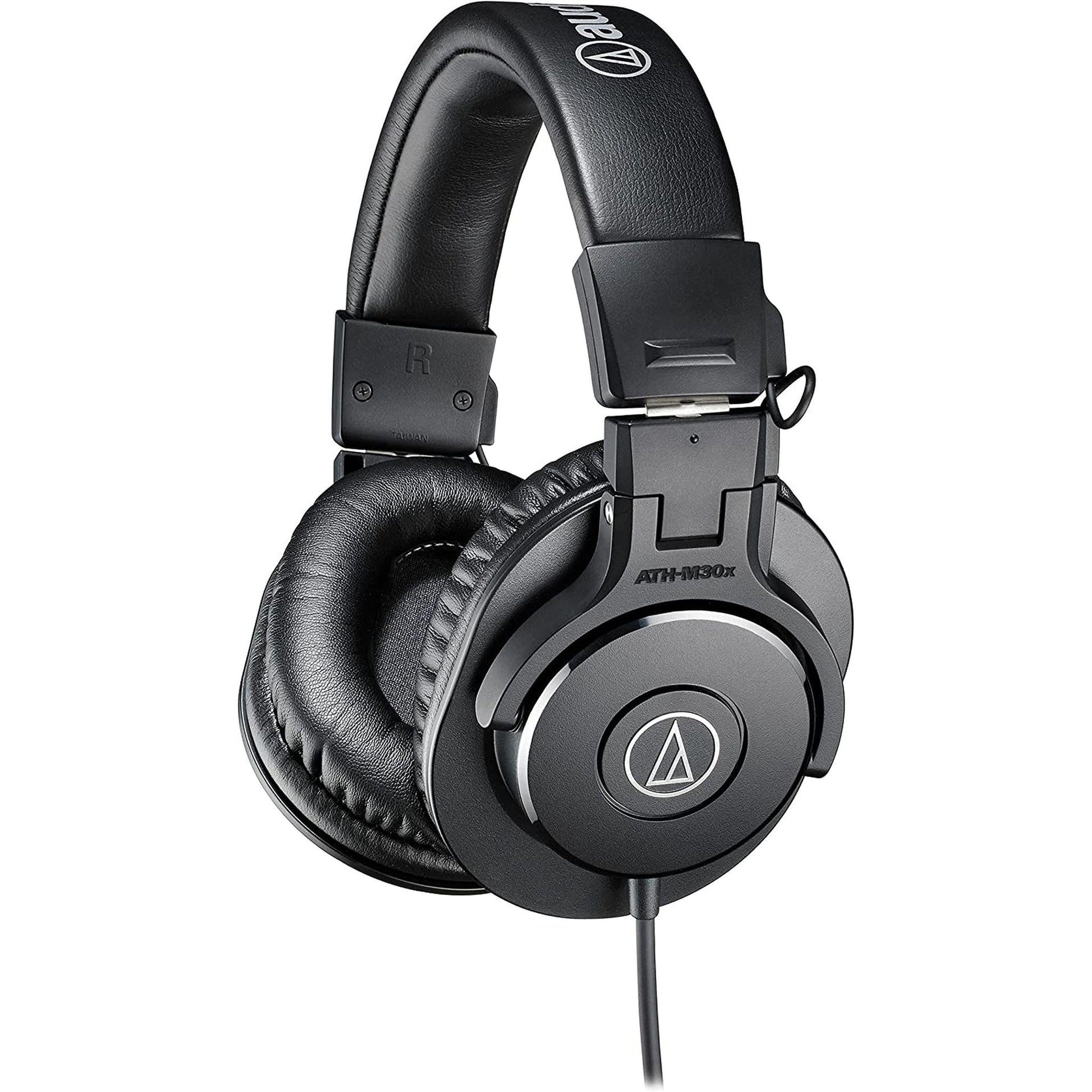 Audio-Technica ATH-M30x Professional Studio Headphones with Accessory Kit