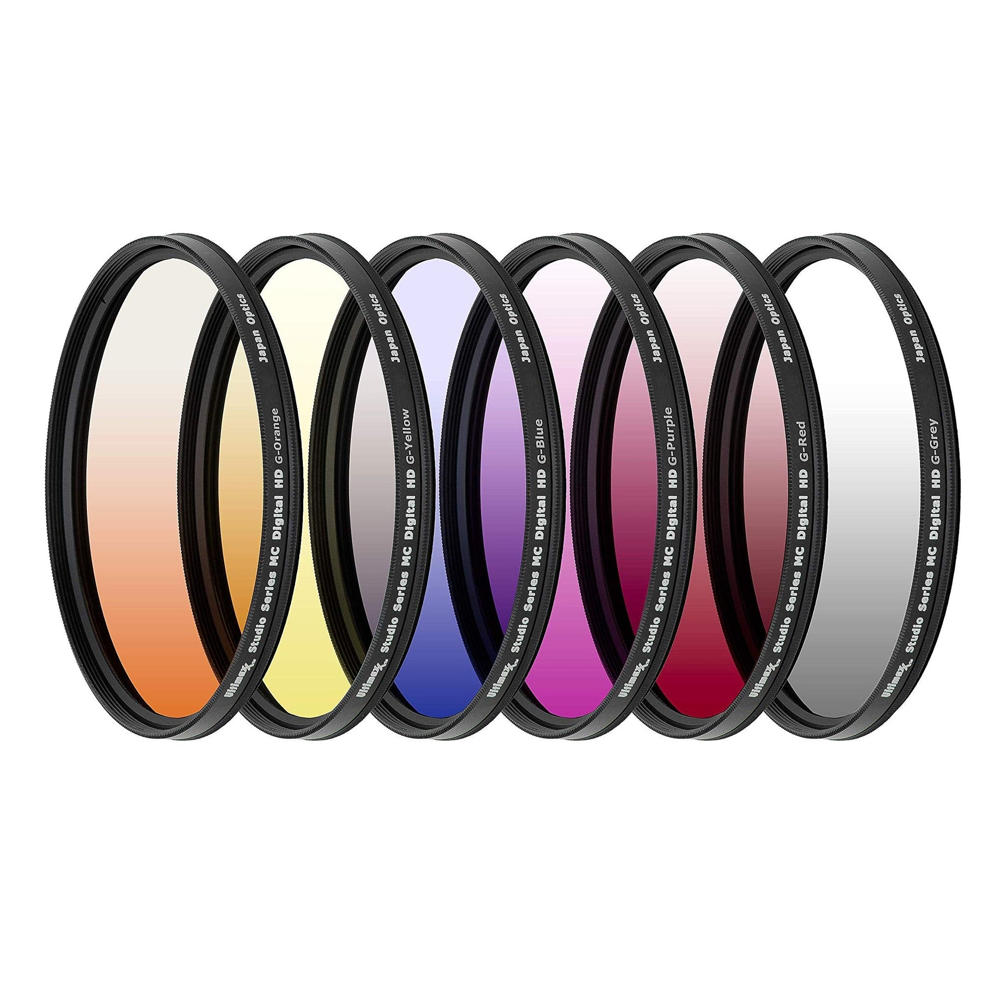 Ultimaxx 6 Piece Professional Gradual Color Filter Kit 62MM