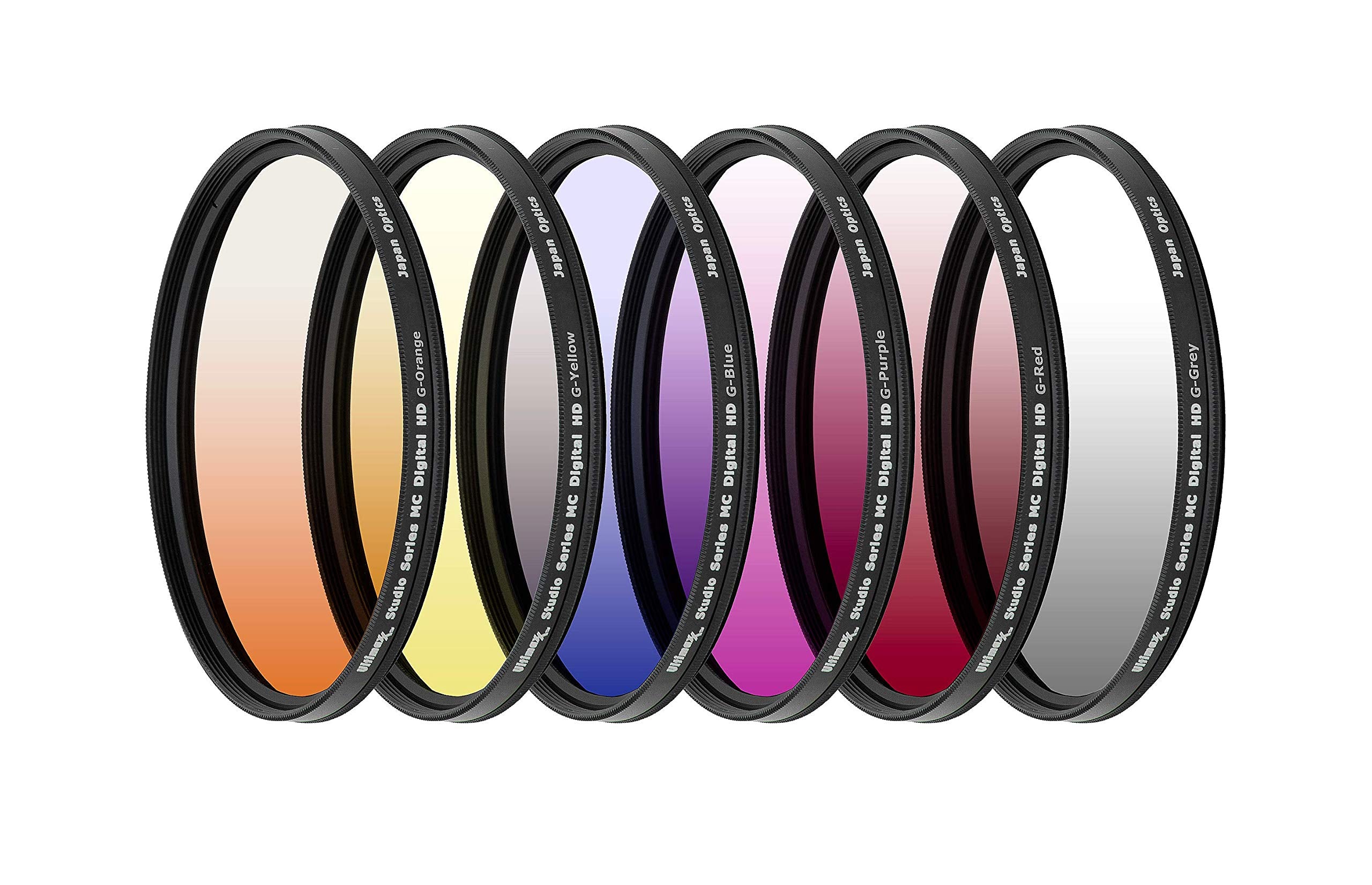 Ultimaxx 6 Piece Professional Gradual Color Filter Kit (62MM)