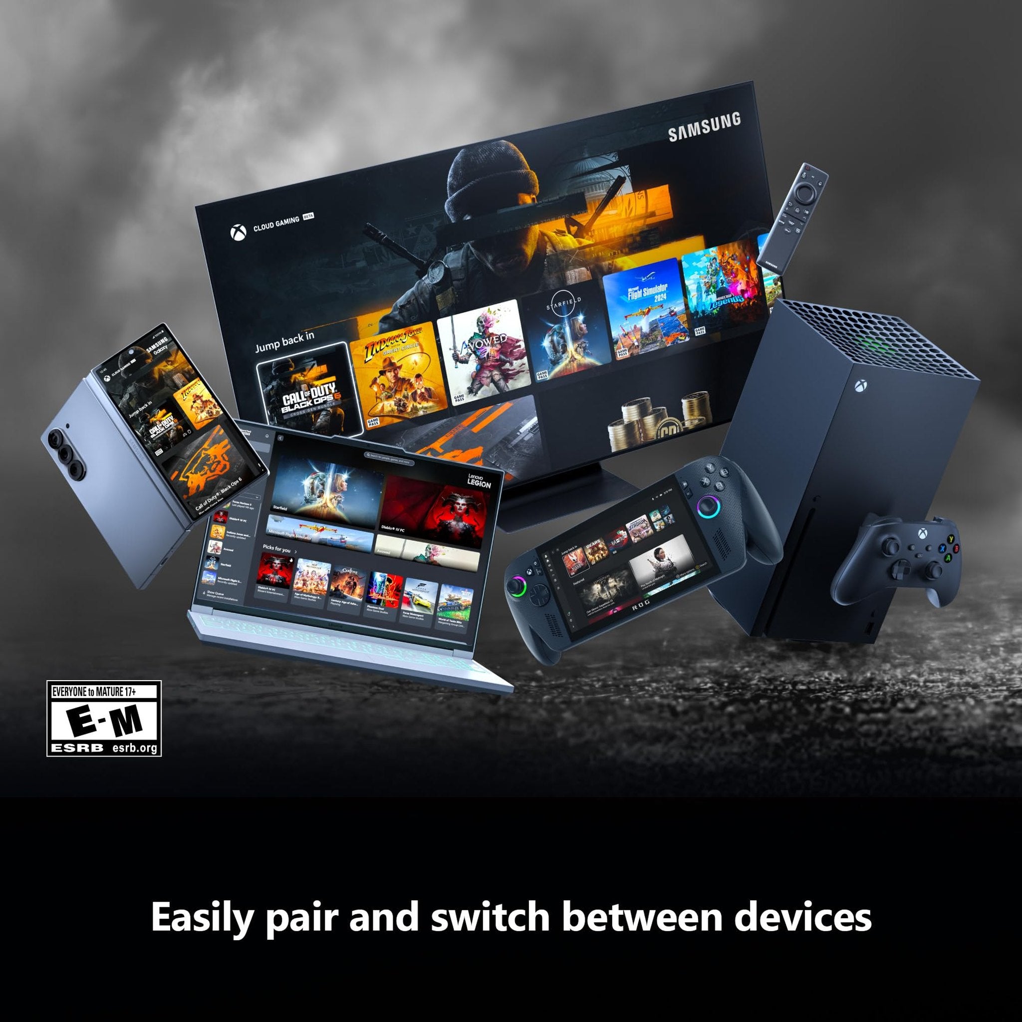 Xbox Wireless Gaming Controller - Storm Breaker Special Edition - Xbox Series X|S, Xbox One, PCs, Cloud-Enabled Devices