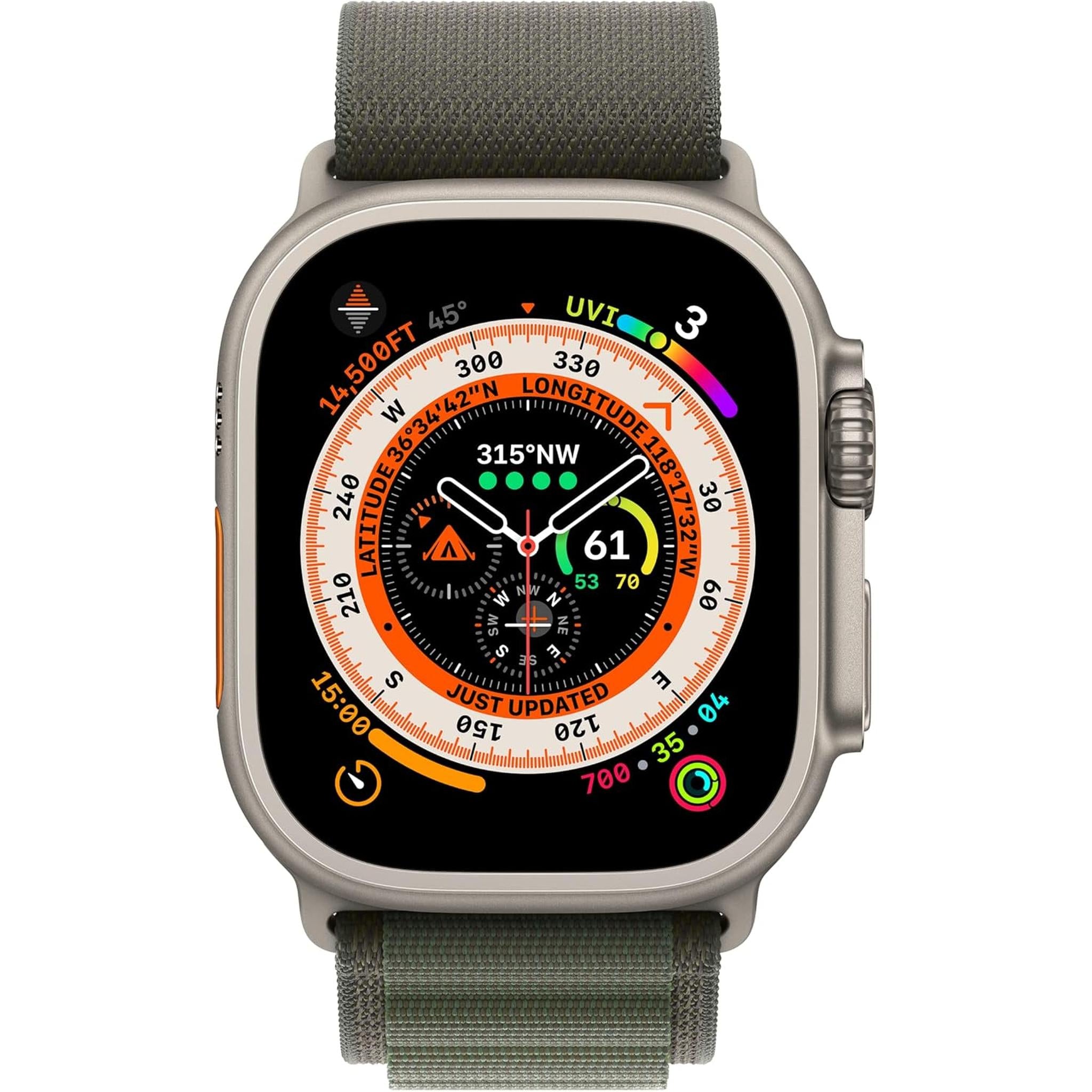 Apple Watch Band - Alpine Loop 49mm - Green - Medium