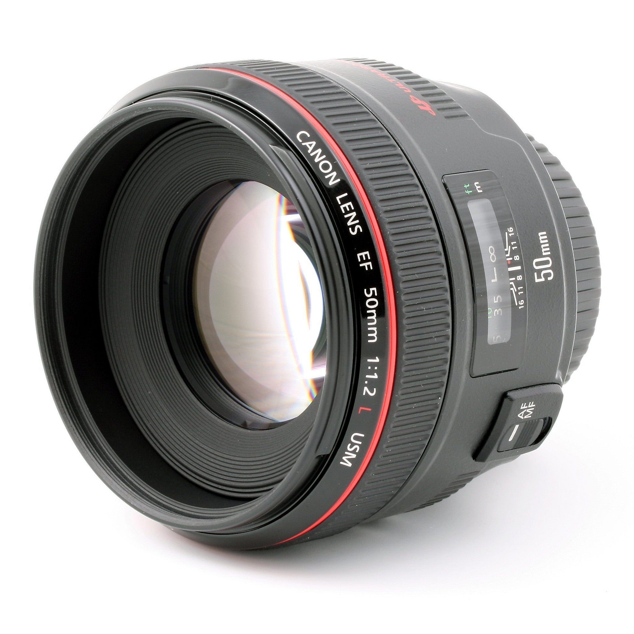 Canon EF 50mm f/1.2 L AF USM Lens - Used Canon