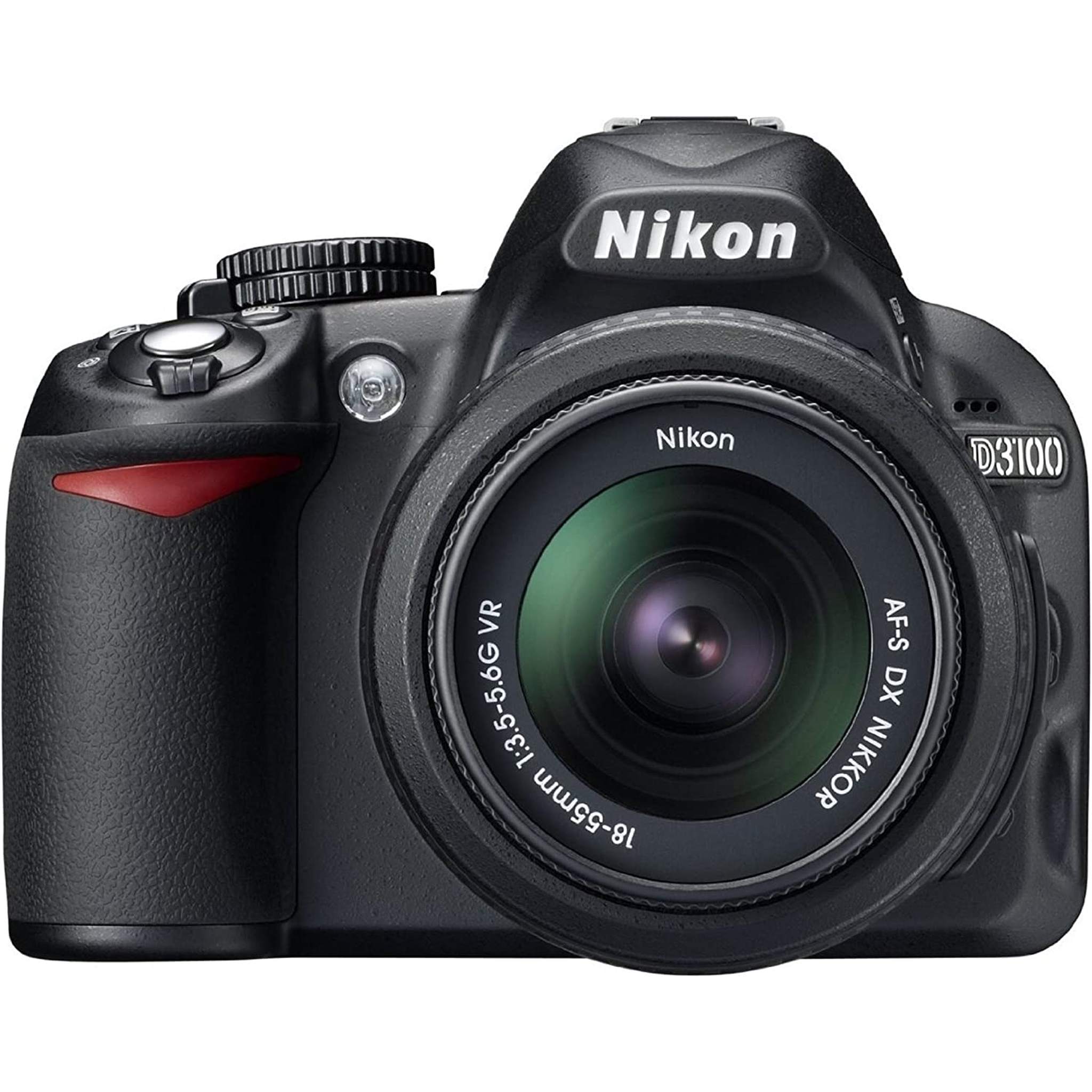 Nikon D3100 14.2MP Digital Camera + AF-S DX 18-55mm f/3.5-5.6 VR Lens - Black - Like New Nikon