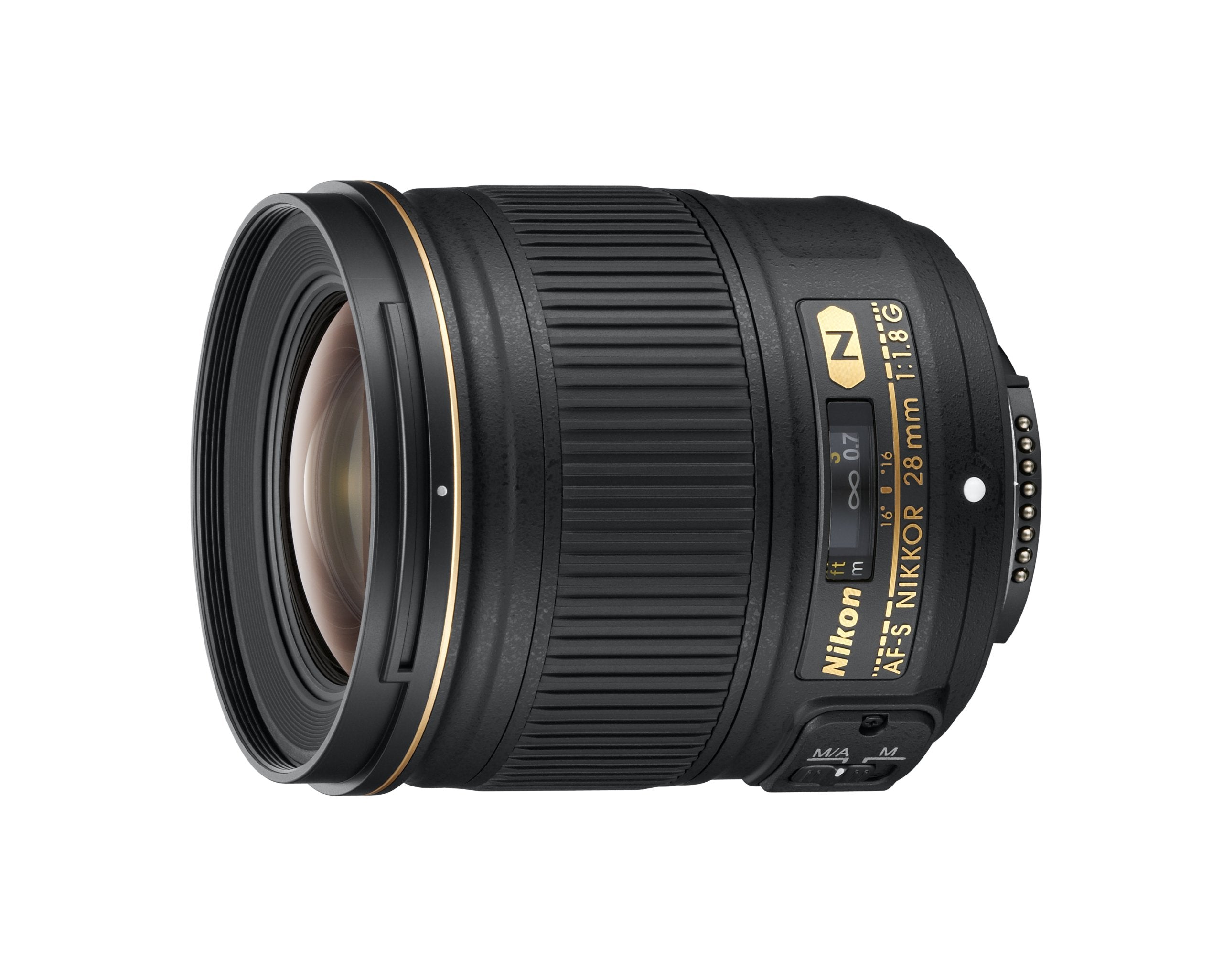 Nikon AF FX NIKKOR 28mm f/1.8G Compact Wide-angle Prime Lens with Auto Focus for Nikon DSLR Cameras