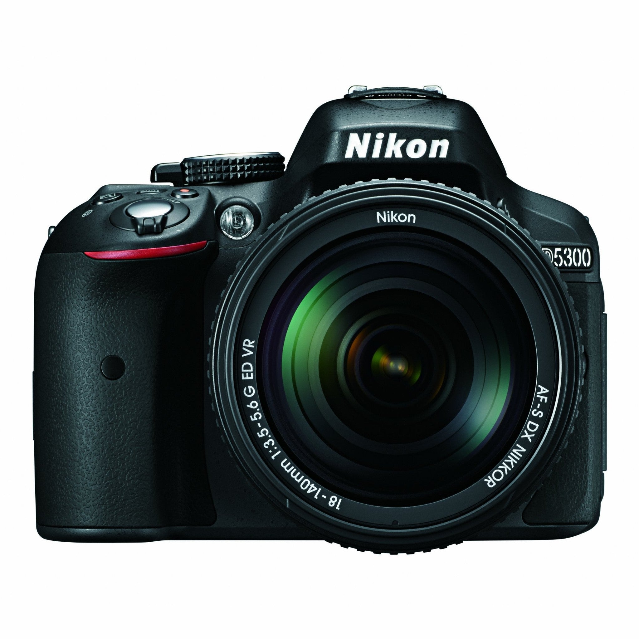 Nikon D5300 24.2 MP CMOS Digital SLR Camera with 18-140mm f/3.5-5.6G ED VR Auto Focus-S DX NIKKOR Zoom Lens Black - Used Nikon