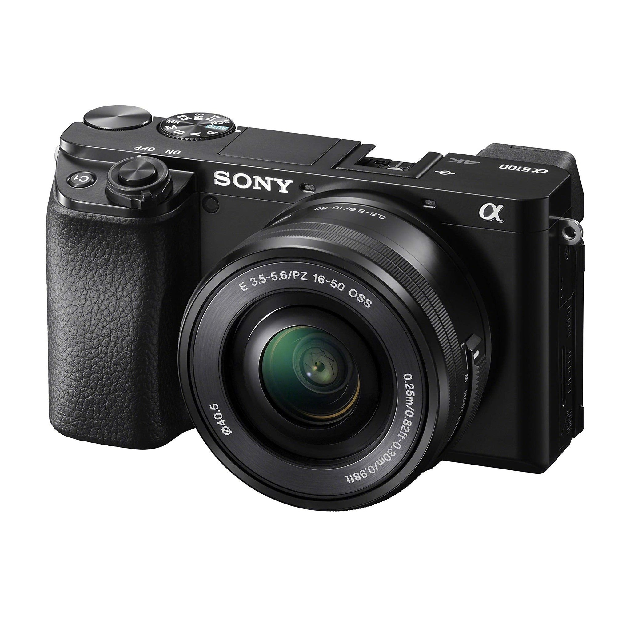 Sony Alpha a6100 24.2MP Mirrorless Camera - Black with 16-50mm Lens Kit - Used Sony