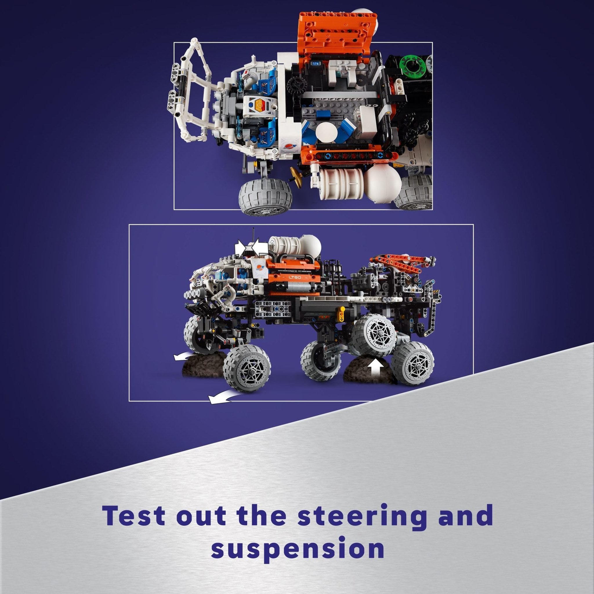 LEGO Technic Mars Crew Exploration Rover Building Set, Space Gift for Boys and Girls, Science Project, NASA Inspired Toy, Advanced Building Kit for Kids Ages 10 and Up, 42180