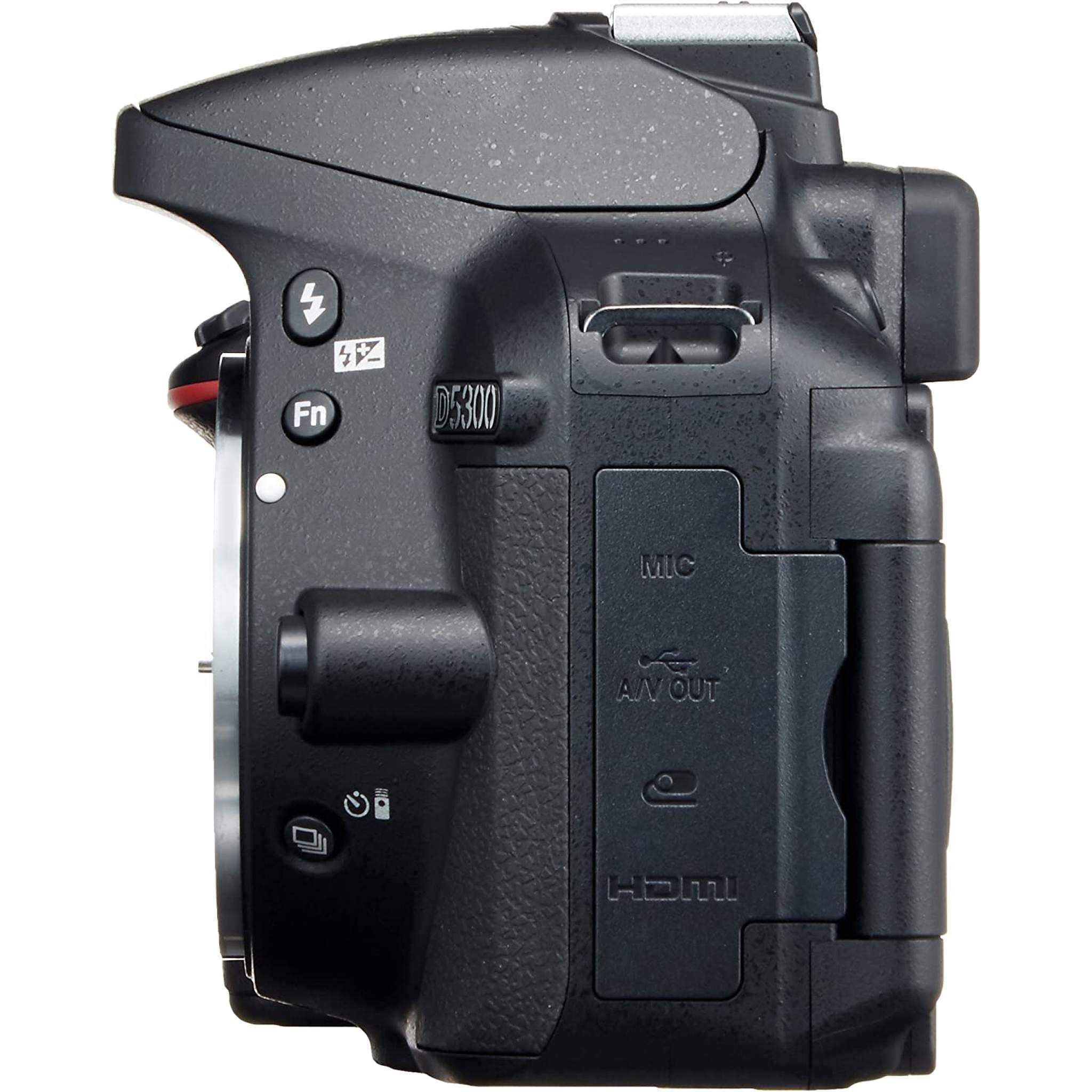 Nikon D5300 24.2MP DSLR Digital Camera Body Only - Black - Imported Model - Used Nikon