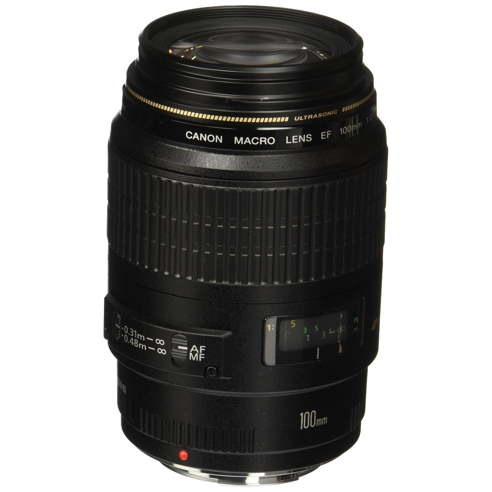 Canon EF 100mm f/2.8 Macro USM Fixed Lens for Canon SLR Cameras - Used Canon