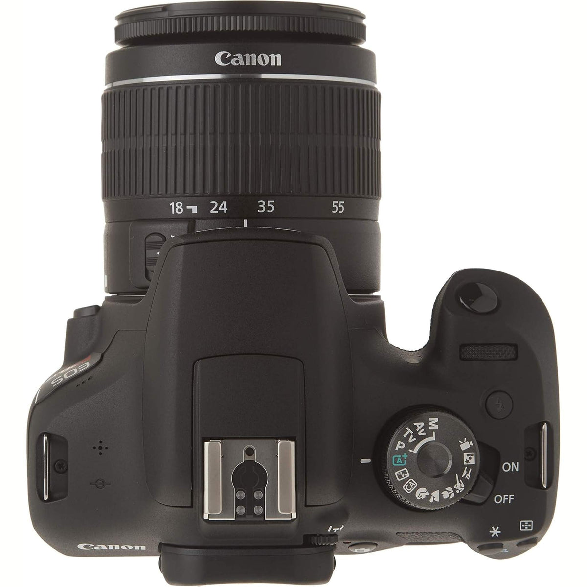 Canon EOS Rebel T7 18-55mm DC III Kit with Full HD Video Wi-Fi and NFC Kit - Reconditioned