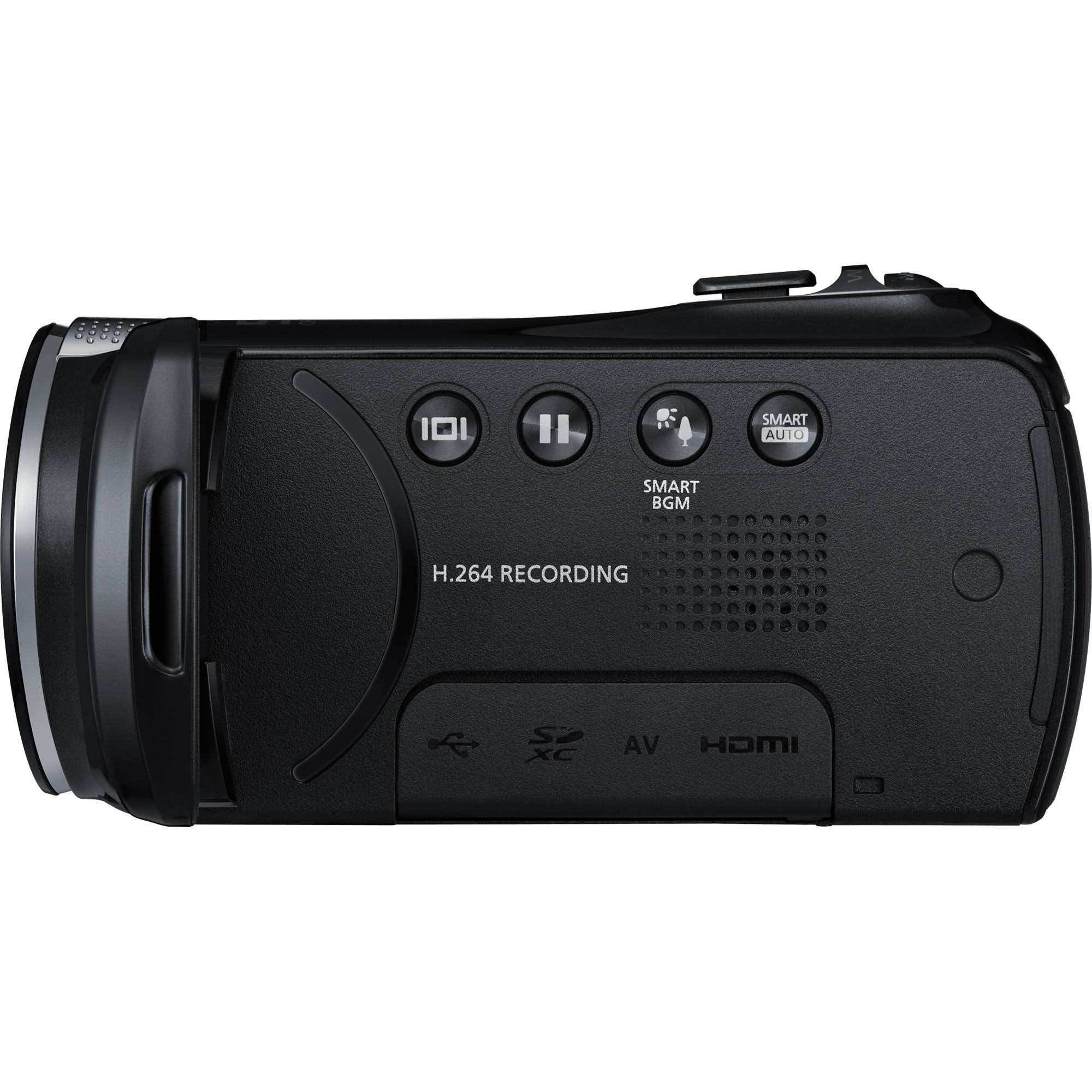 Samsung HMX-F90 Black Camcorder + 8GB mSDXC C10 Memory Card + Rode Microphone + Hands-Free Shoulder Mount Stabilizer + Stabilizing Handle/Video Grip