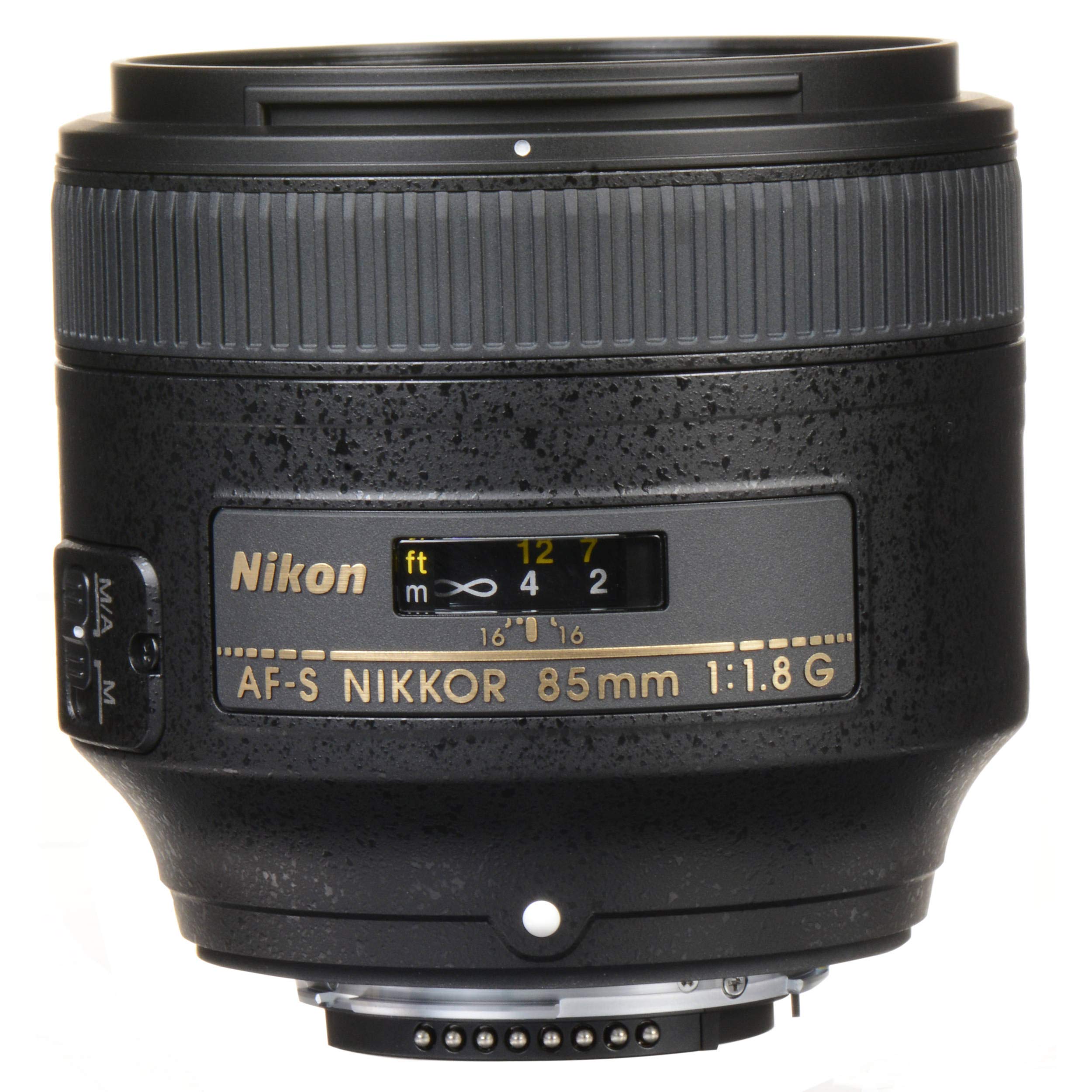 Nikon 85MM f.1.8G AF-S Lens (Intl Model) + 4.5 inch Vivitar Premium Lens Case + Cleaning Kit