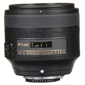 Nikon 85MM f.1.8G AF-S Lens Intl Model + Cleaning Kit
