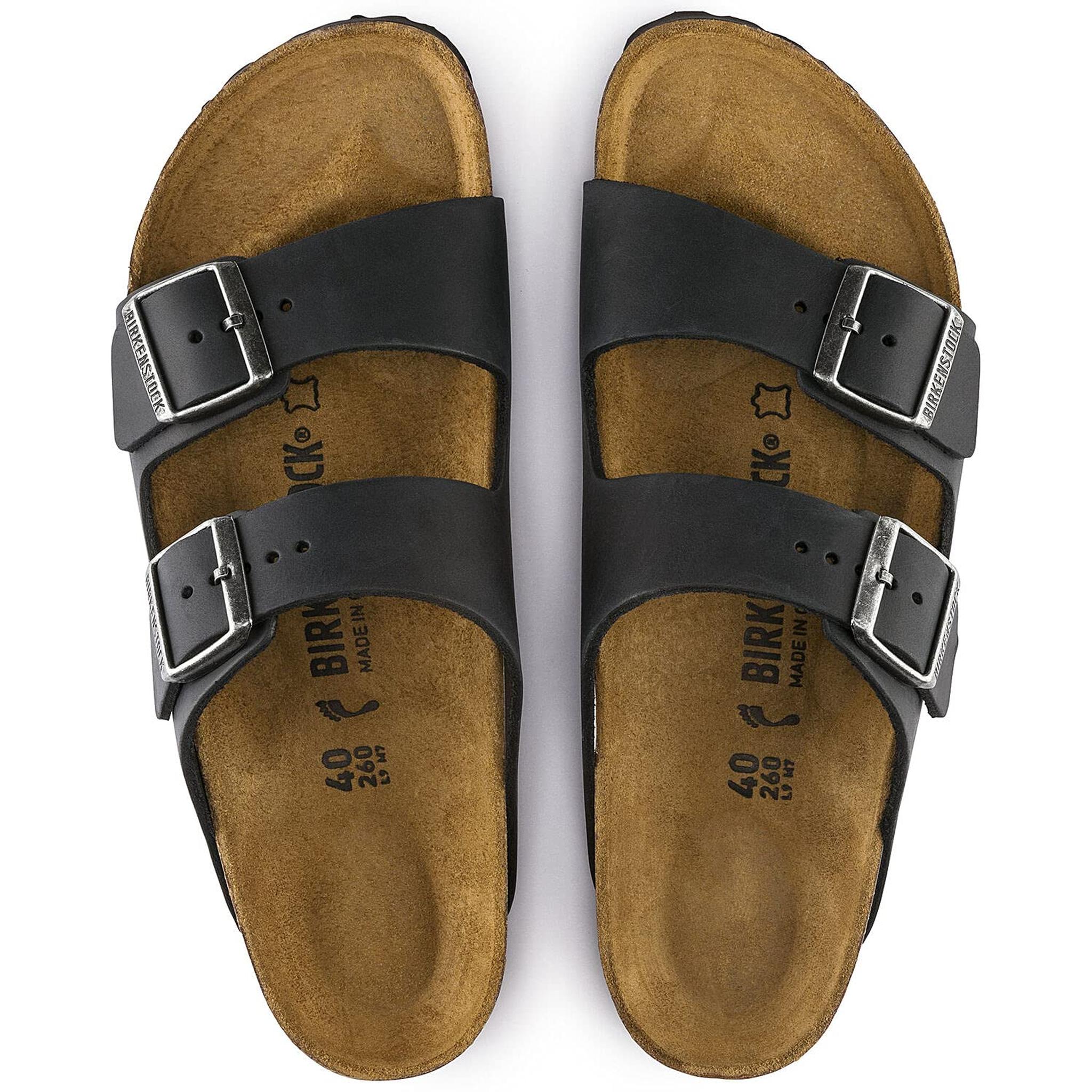 Birkenstock Unisex Arizona Soft Footbed Sandal,Black Birko-Flor,44 M EU Birkenstock