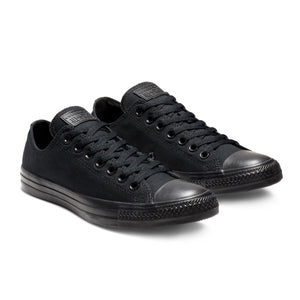 Converse Unisex Chuck Taylor® All Star® Core Ox Black Monochrome Men's 8, Women's 10 Medium