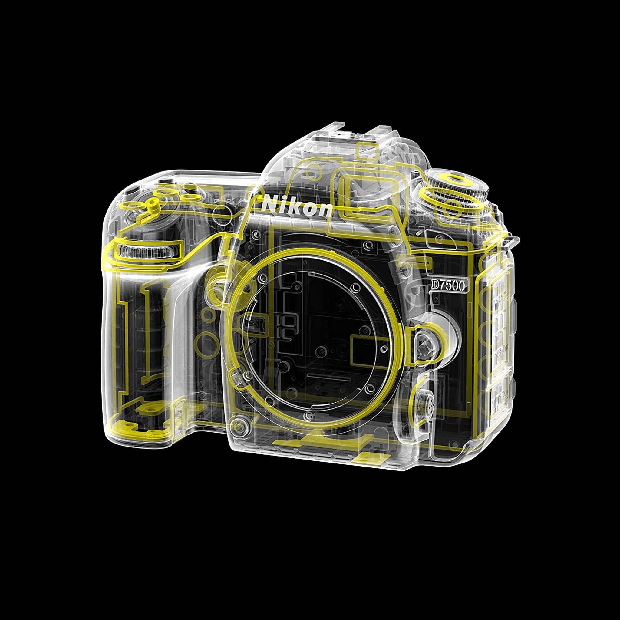 Nikon D7500 20.9MP DX-Format Ultra HD DSLR Digital Camera Body Only - Black Nikon