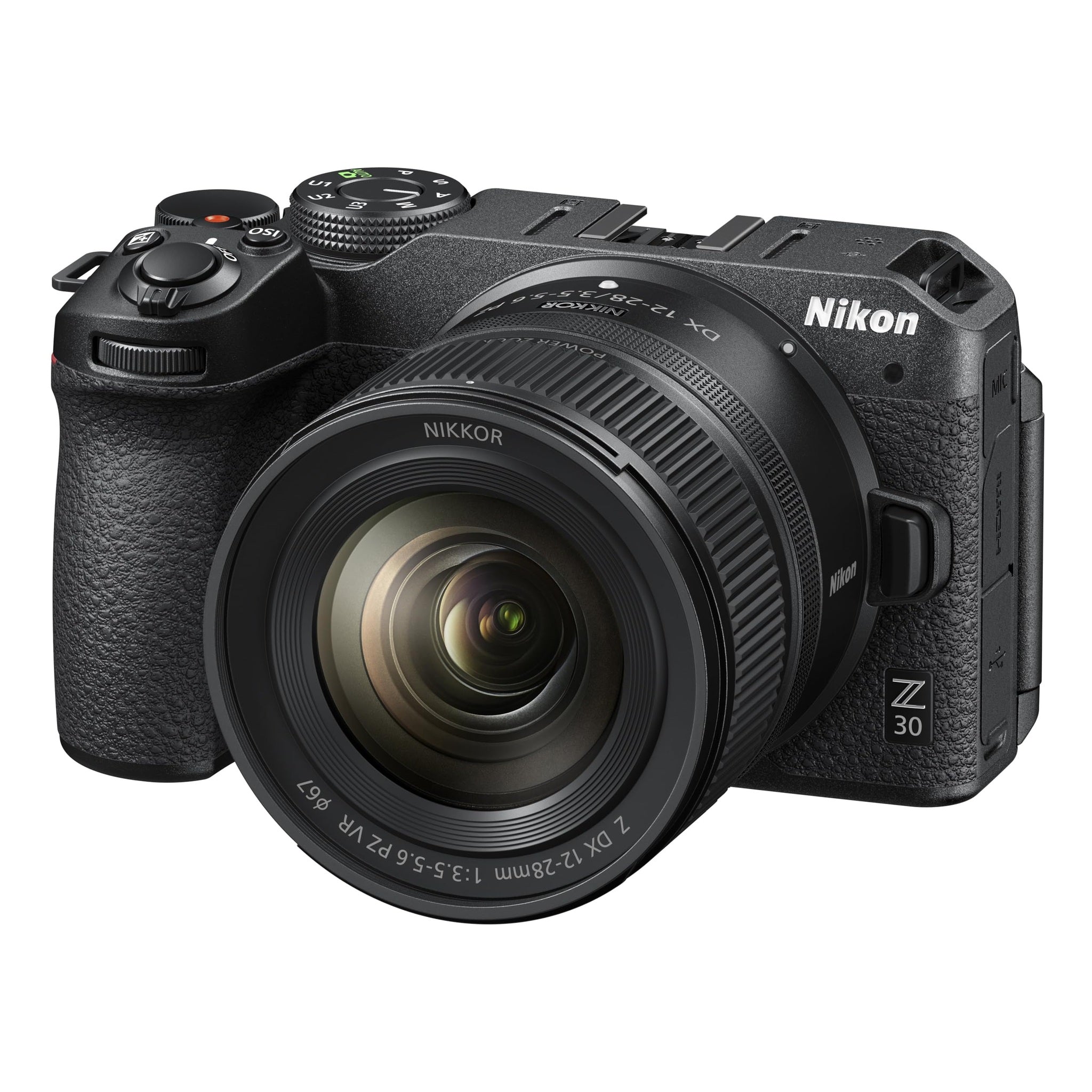Nikon Z 30 DX-Format Mirrorless Camera Body w/NIKKOR Z DX 12-28mm f/3.5-5.6 PZ VR Nikon