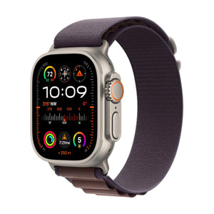 Apple Watch Ultra 2 GPS + Cellular 49mm Smartwatch with Rugged Titanium Case & Indigo Alpine Loop Small. Fitness Tracker, Precision GPS, Action Button, Extra-Long Battery Life, Carbon Neutral