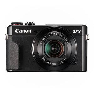 Canon PowerShot G7 X Mark II Digital Camera w/ 1 Inch Sensor and tilt LCD screen - Wi-Fi & NFC Enabled Black Renewed - Reconditioned Canon