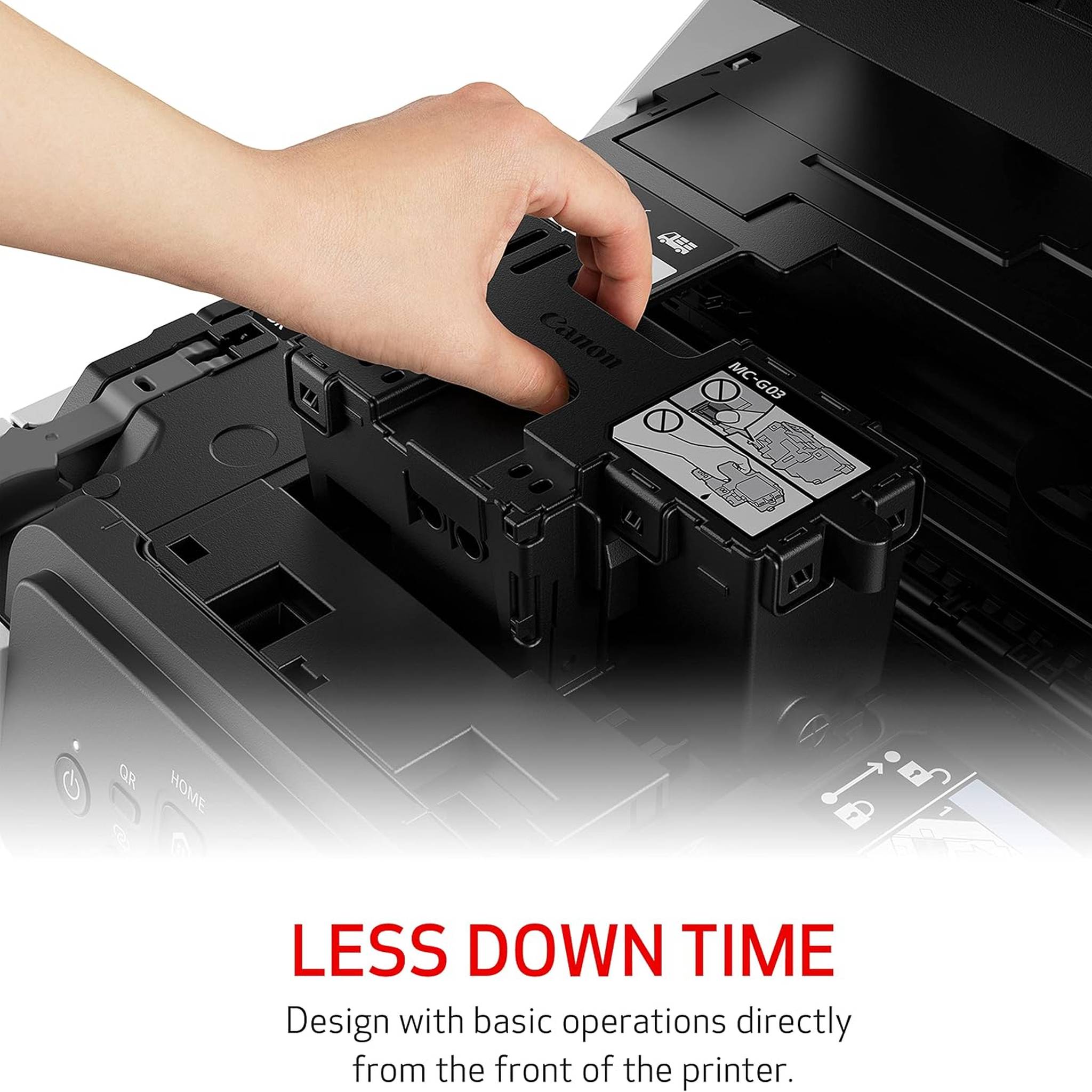 Canon Megatank GX3020 All-in-One Wireless Supertank Printer with Print, Copy, and Scan | Easy Setup, Mobile Printing and 1.35" Monochrome LCD Screen