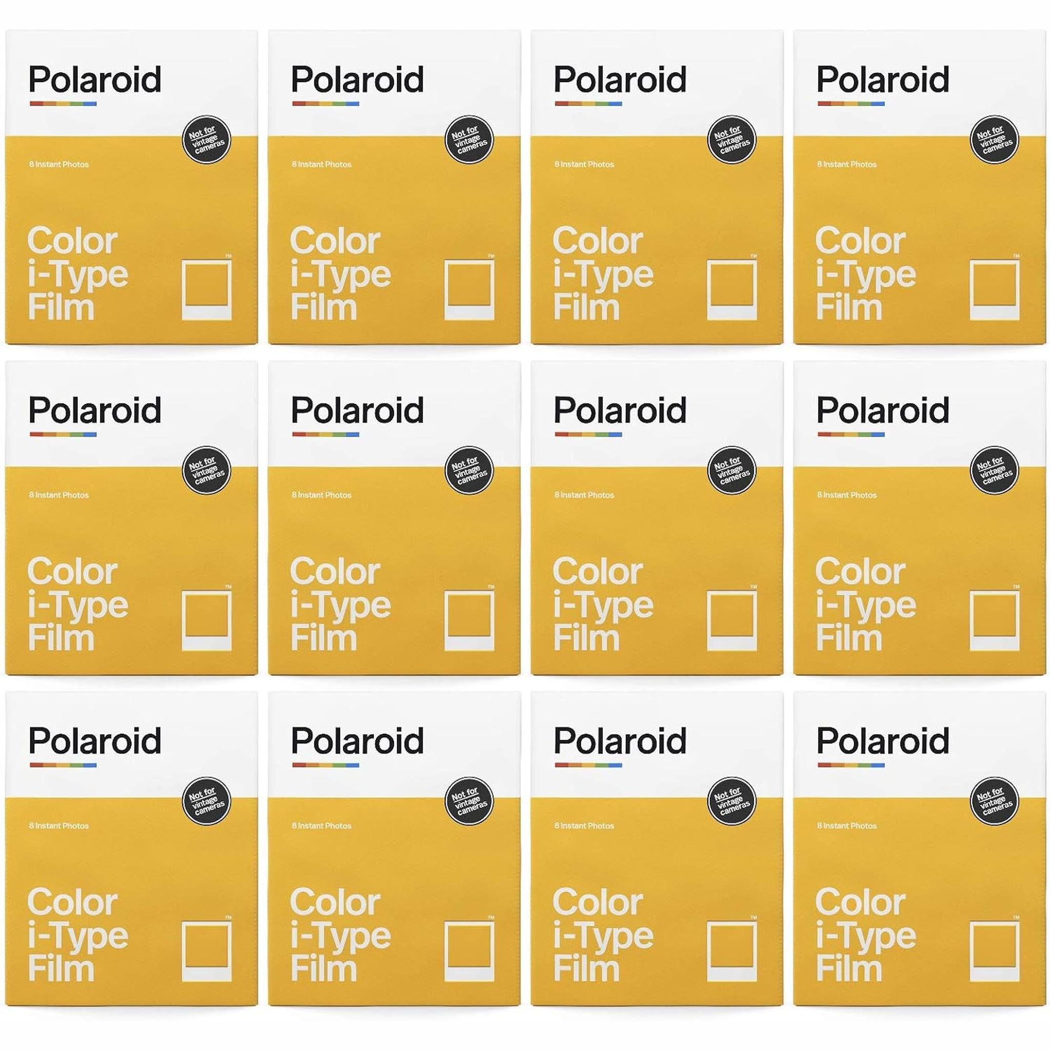 Polaroid Originals Color Film for I-Type - 12-Pack, 96 Photos 4965
