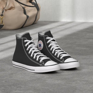 Converse Chuck Taylor All Star Canvas High Top,Black/White, 7.5 Women/5.5 Men