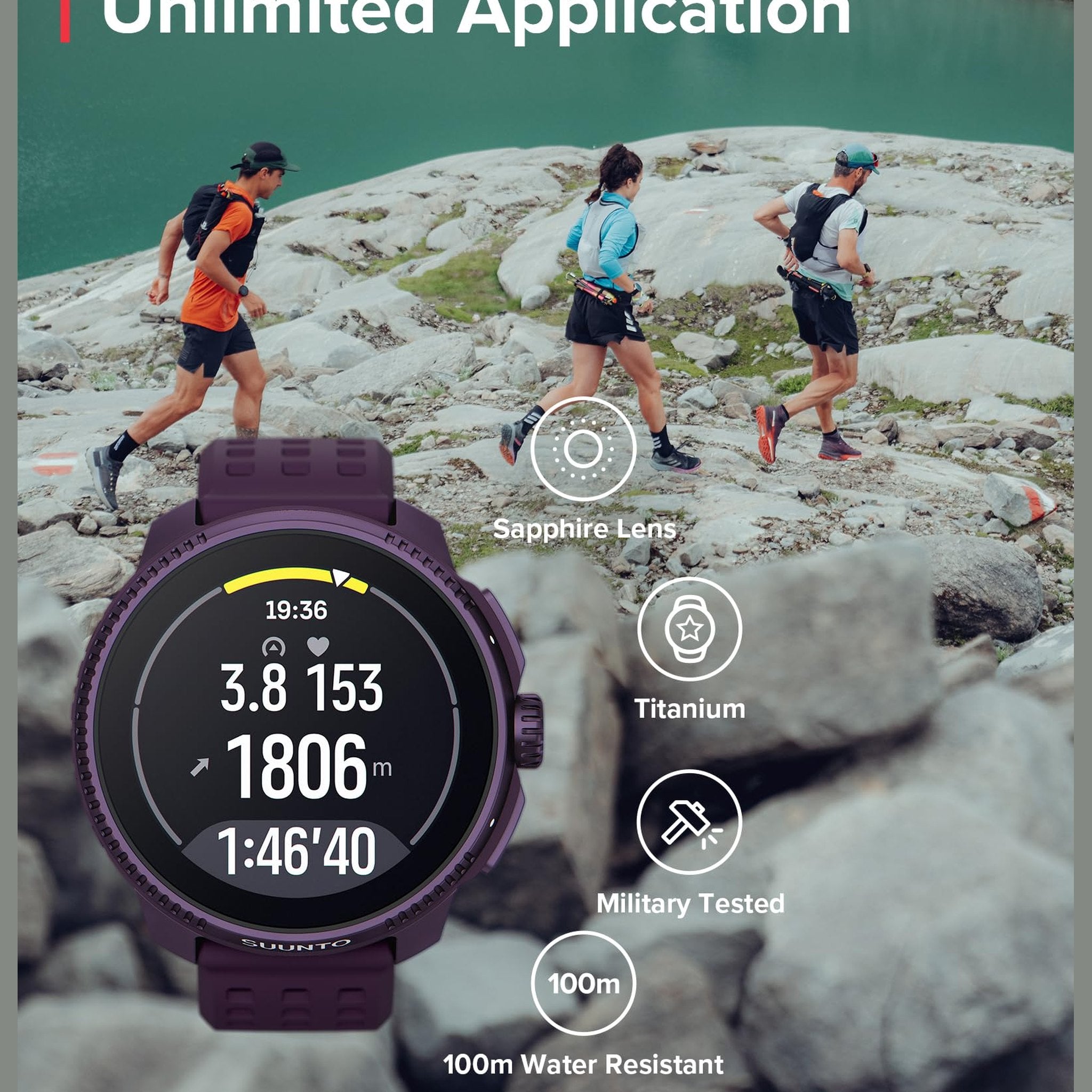 SUUNTO Race: GPS Sports Watch, Large & Bright AMOLED Color Screen, Long Battery Life SUUNTO