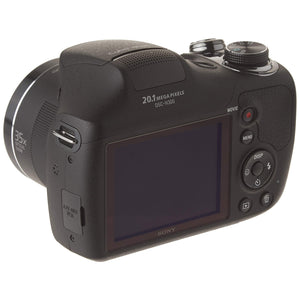 Sony Cyber-shot DSC-H300 20.1 Megapixel Compact Camera - Black - 3 LCD - 16:9 - 35x Optical Zoom - 2x - Optical IS - 5152 x 3864 Image - 1280 x 720 Video - HDMI - HD Movie Mode