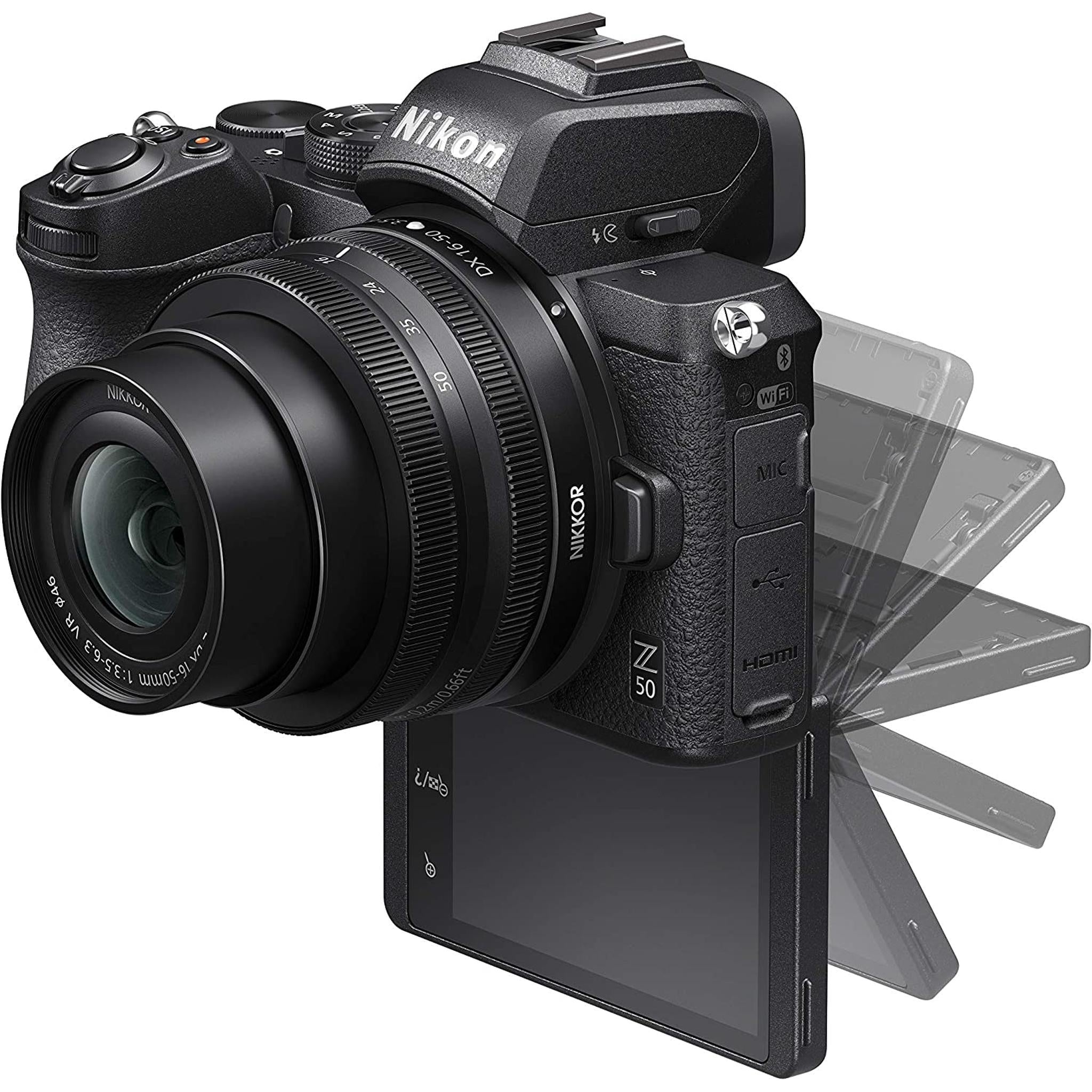 Nikon Z 50 Mirrorless Camera with NIKKOR Z DX 16-50mm & 50-250mm Lens -Renewed - Reconditioned Nikon