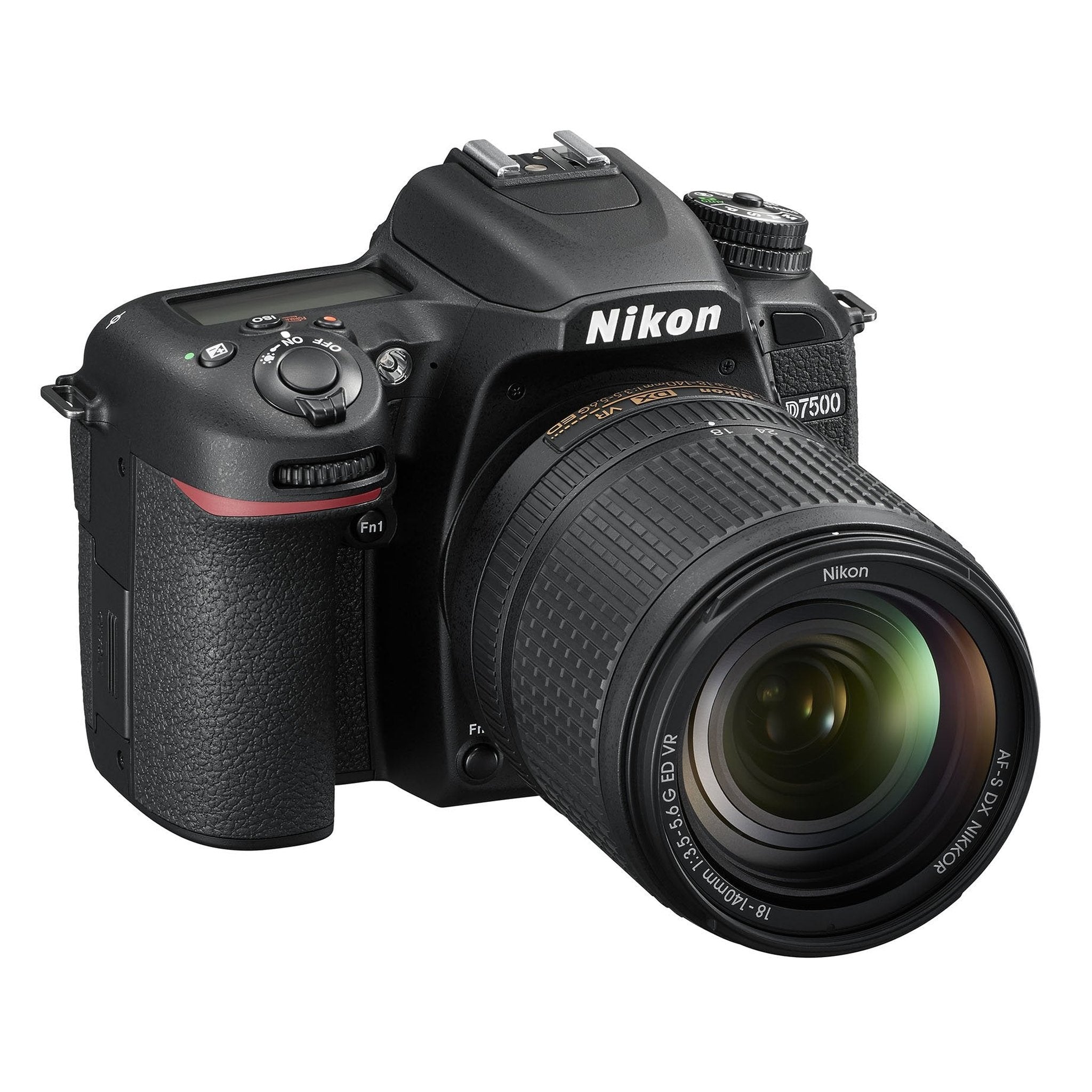 Nikon D7500 20.9MP DSLR Camera with AF-S DX NIKKOR 18-140mm f/3.5-5.6G ED VR Lens, Black - Used Nikon