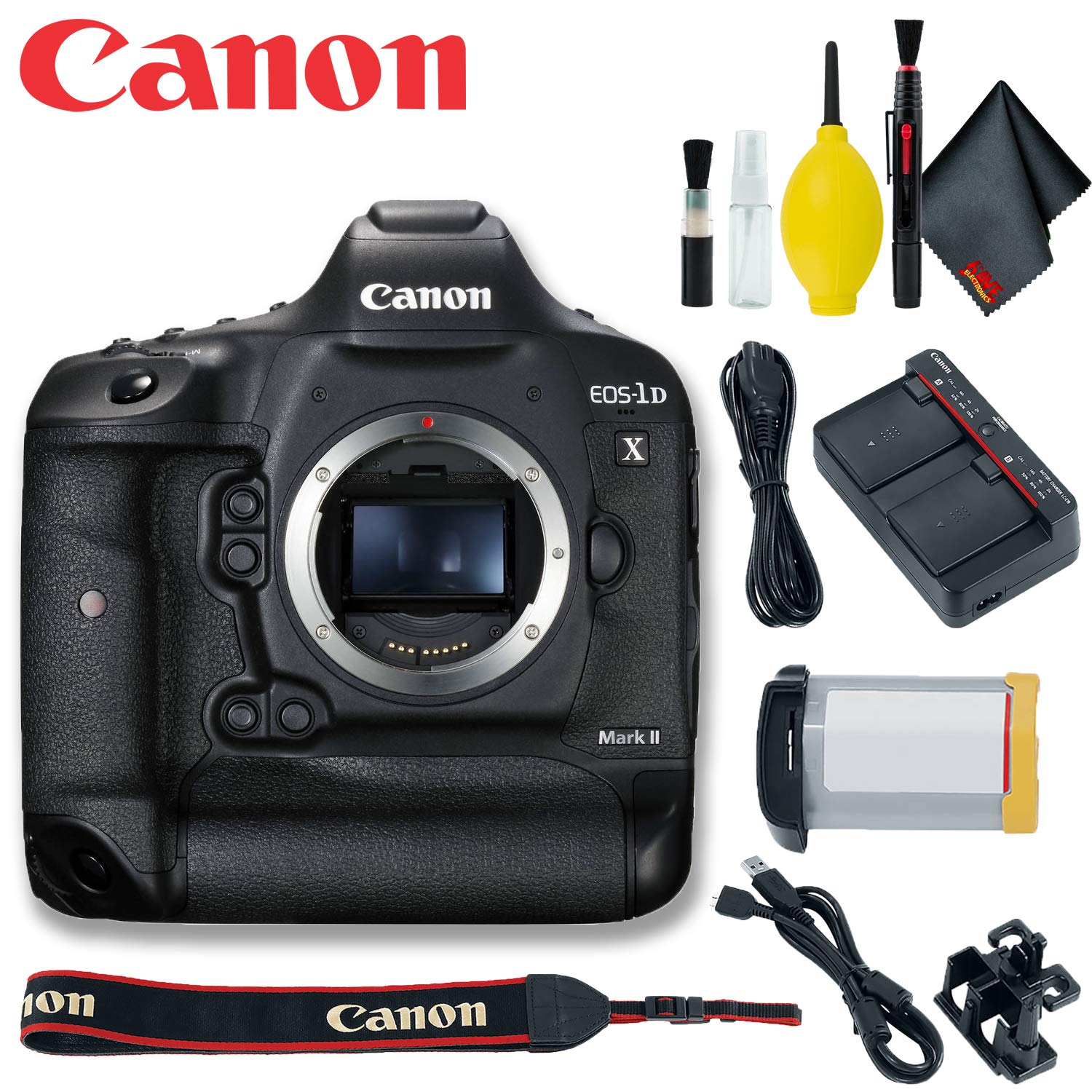 Canon EOS-1D X Mark II DSLR Camera Base Kit International Model