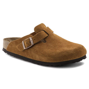 Birkenstock Men's Boston Soft Footbed Clogs, Mink, Brown, 11 Medium US