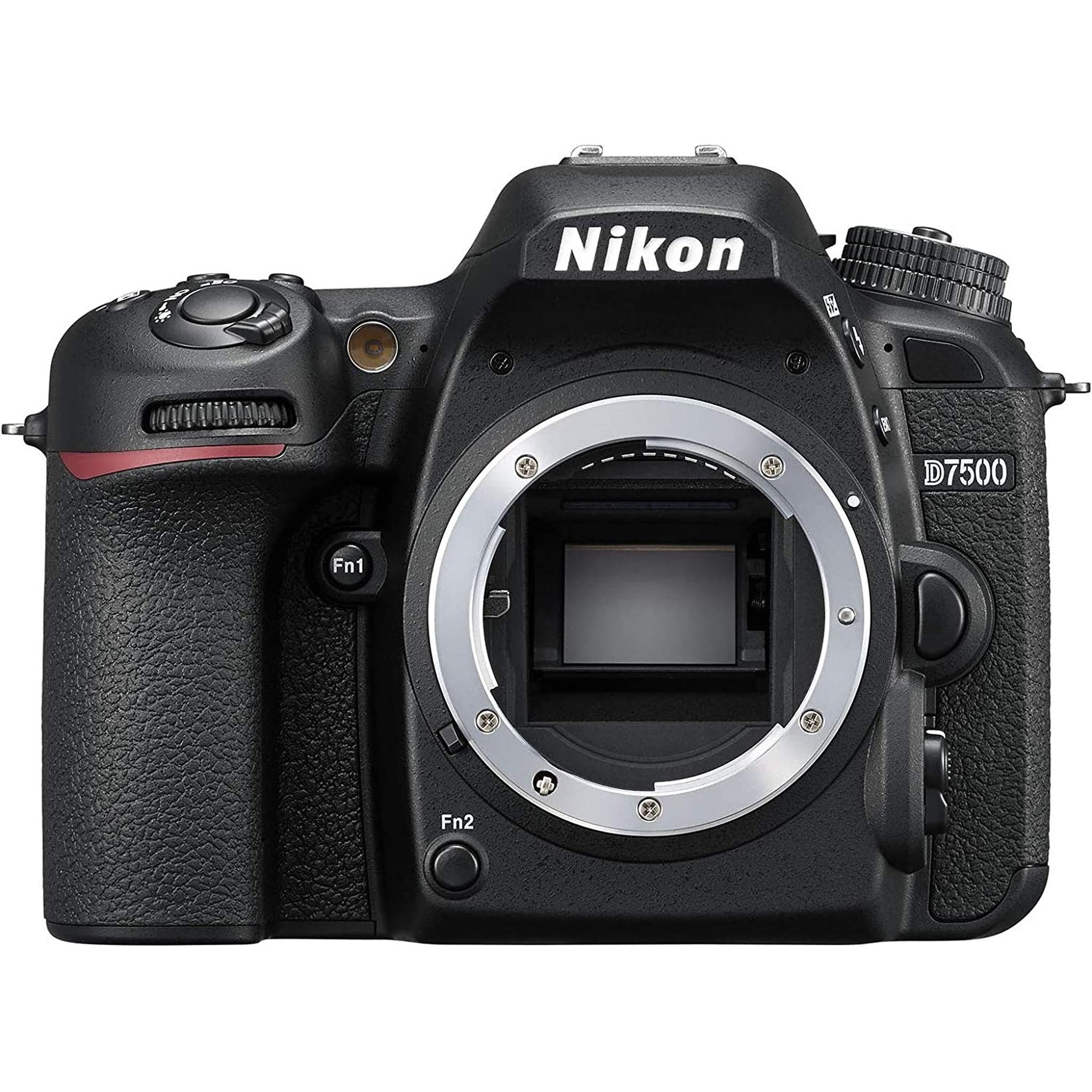 Nikon D7500 20.9MP DX-Format DSLR Digital Camera Dual Lens Bundle - Renewed - Reconditioned Nikon