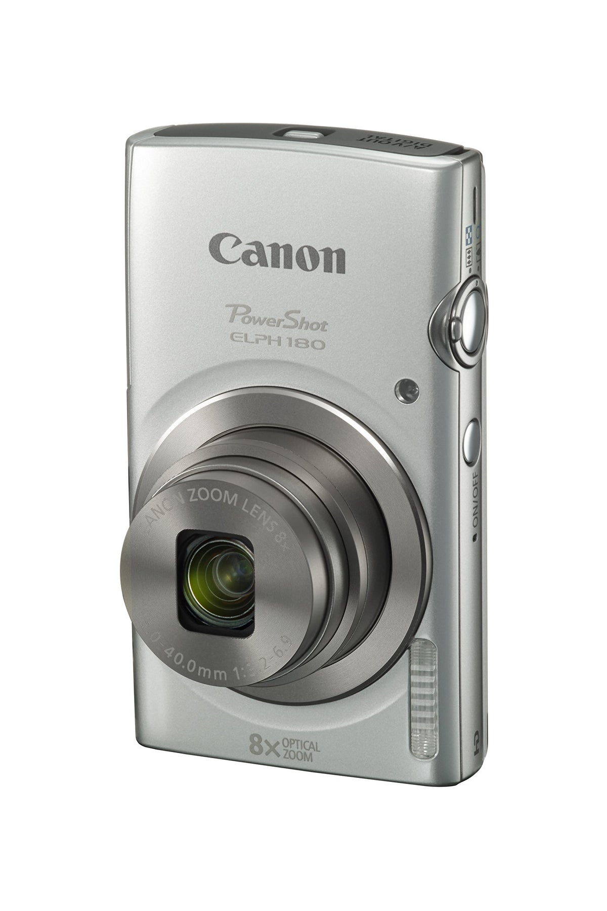 Canon PowerShot ELPH 180 Digital Camera w/Image Stabilization and Smart AUTO Mode Silver Renewed - Reconditioned