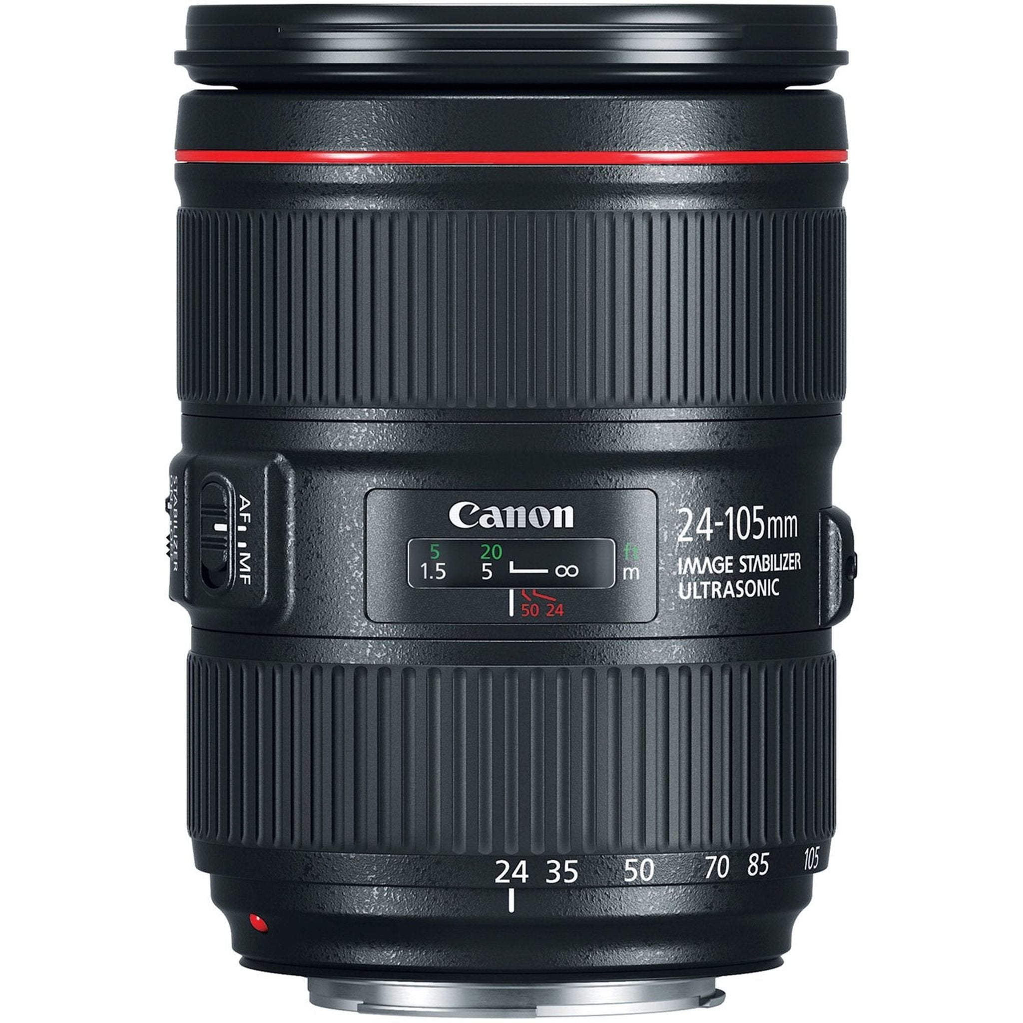 Canon EF 24-105mm f/4L is II USM Lens with Pro Filter Renewed - Reconditioned Canon
