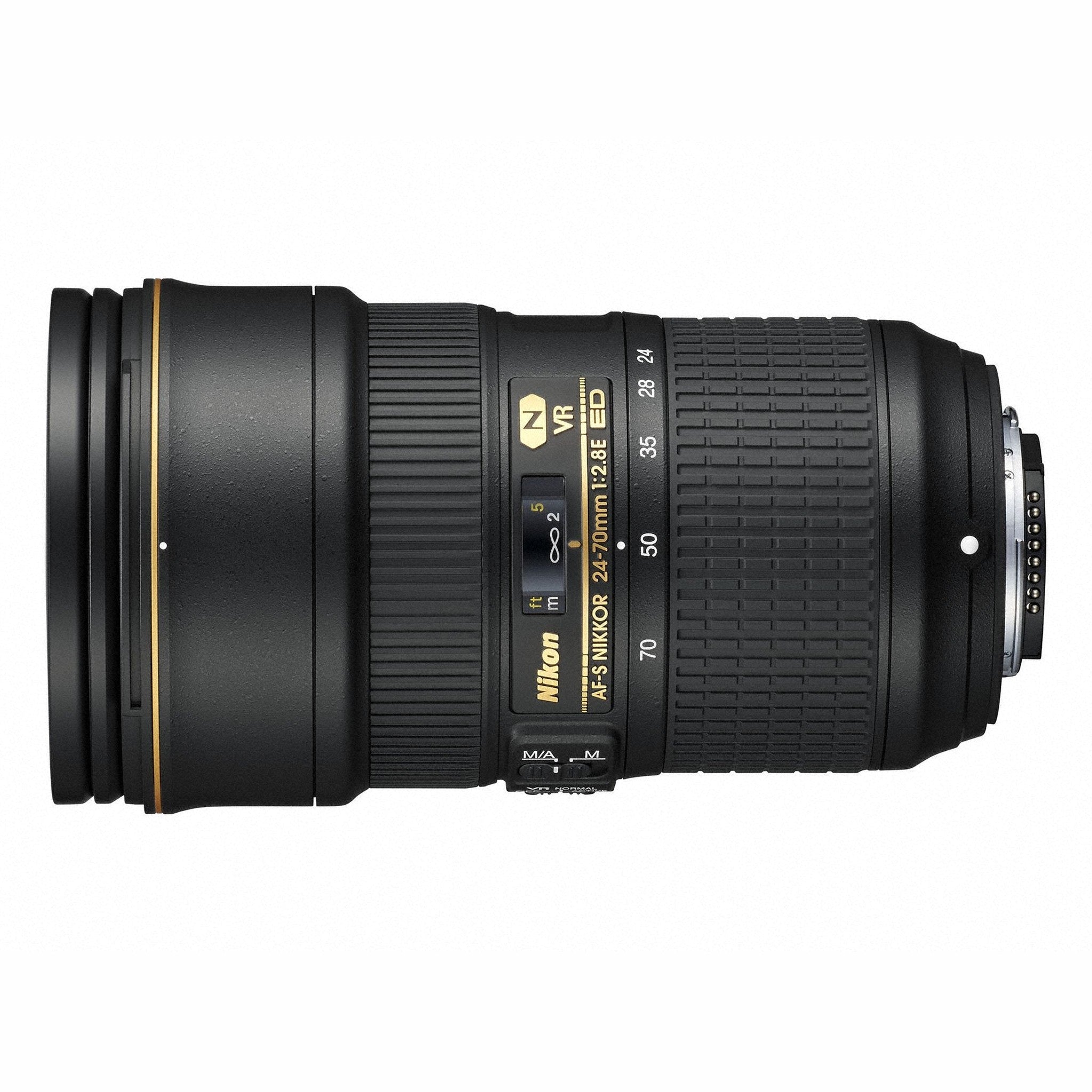 Nikon AF-S FX NIKKOR 24-70mm f/2.8E ED Vibration Reduction Zoom Lens with Auto Focus for Nikon DSLR Cameras-International Model