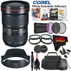 Canon EF 16-35mm f/2.8L III USM Lens International Version with Deluxe Accessory Combo