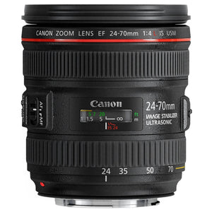 Canon EF 24-70mm f/4L is USM Lens International Version Professional Accessory Combo