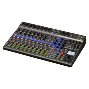 Zoom LiveTrak L-12 Digital Mixer & Multitrack Recorder, for Music, Podcasting, and More, 12-Input/ 14-Channel SD Recorder, 14-in/4-out USB Audio Interface, 5 Powered Headphone Outputs Zoom