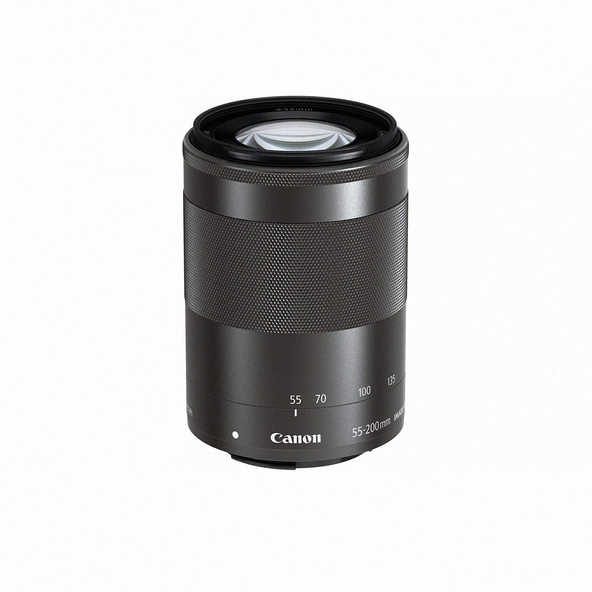Canon EF-M 55-200mm f/4.5-6.3 Image Stabilization STM Lens Black Renewed - Reconditioned Canon