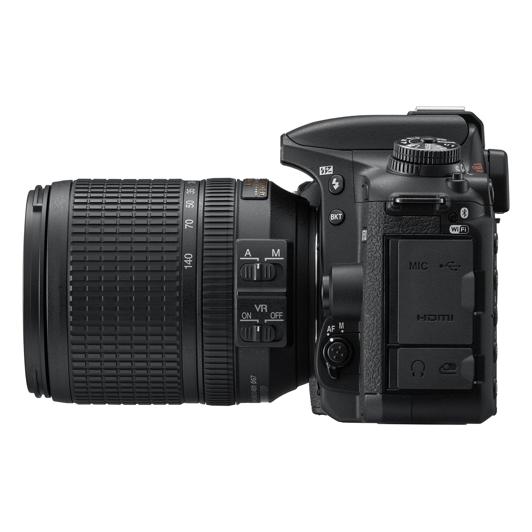 Nikon D7500 20.9MP DSLR Camera with AF-S DX NIKKOR 18-140mm f/3.5-5.6G ED VR Lens, Black - Used Nikon