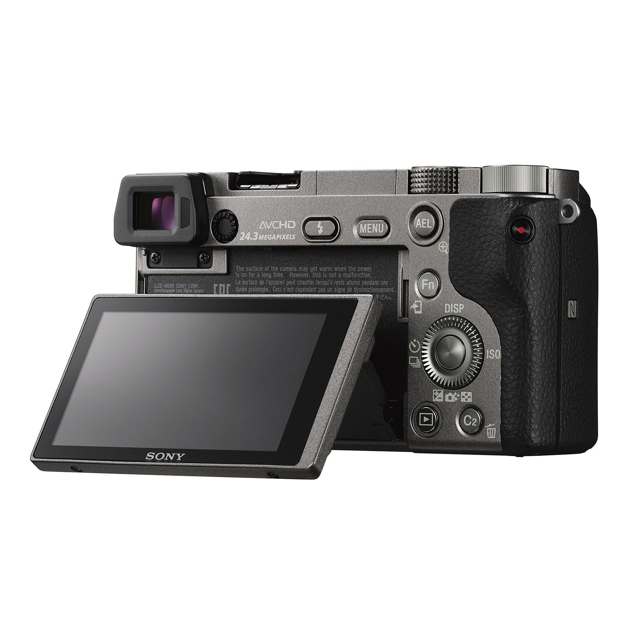 Sony Alpha a6000 Mirrorless Digital Camera with 16-50mm Lens, Graphite ILCE-6000L/H